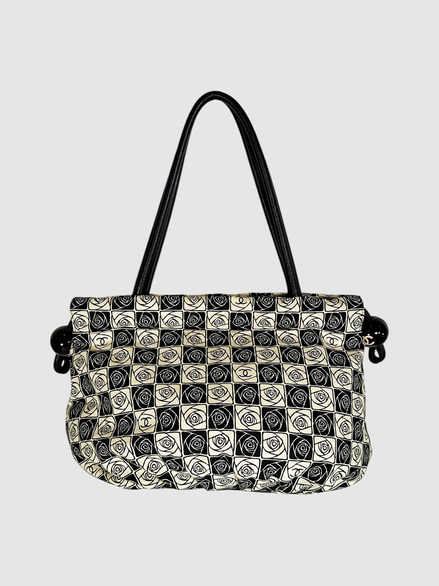 Camellia Checkered Bag