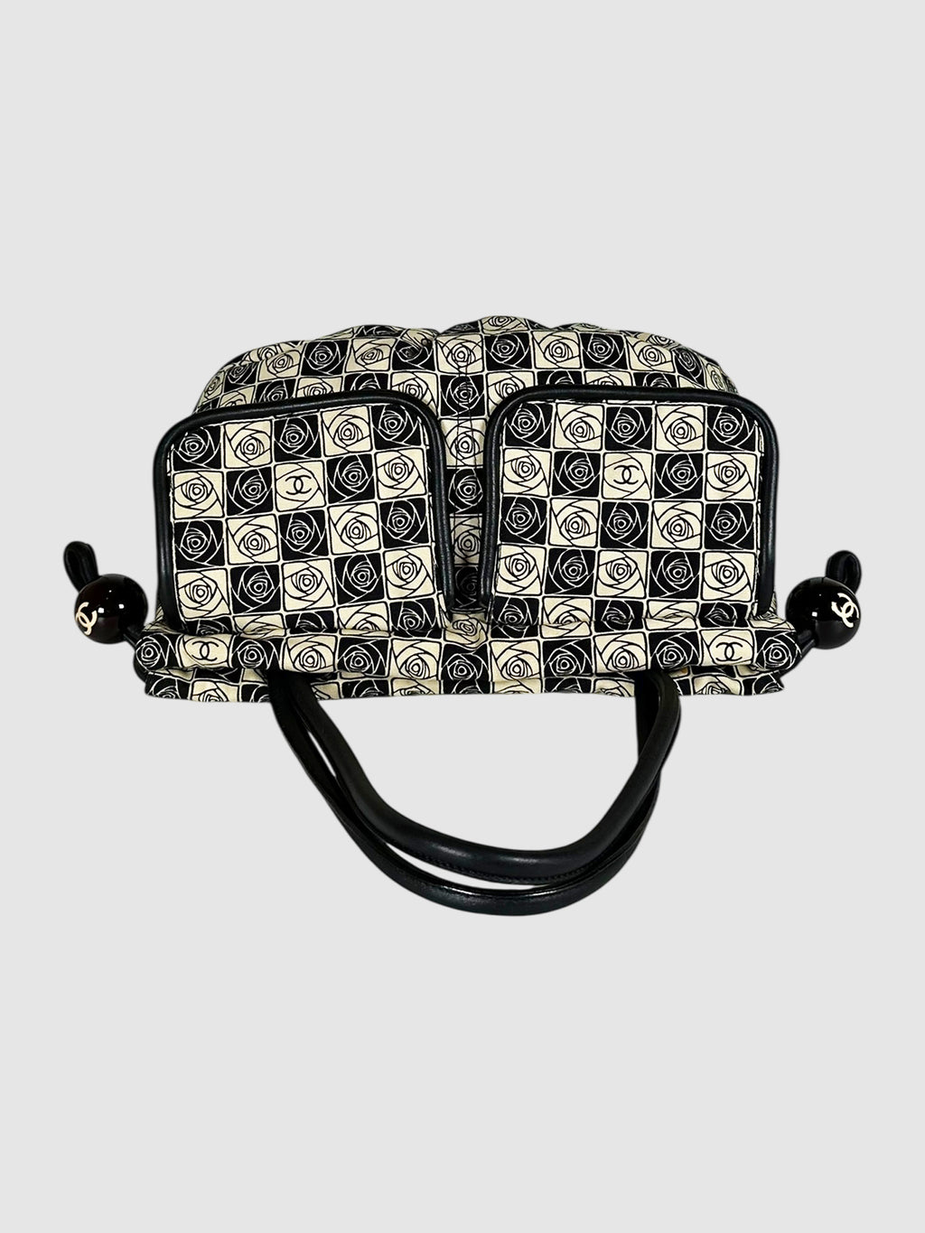 2003-2004 Camellia Checkered Bag