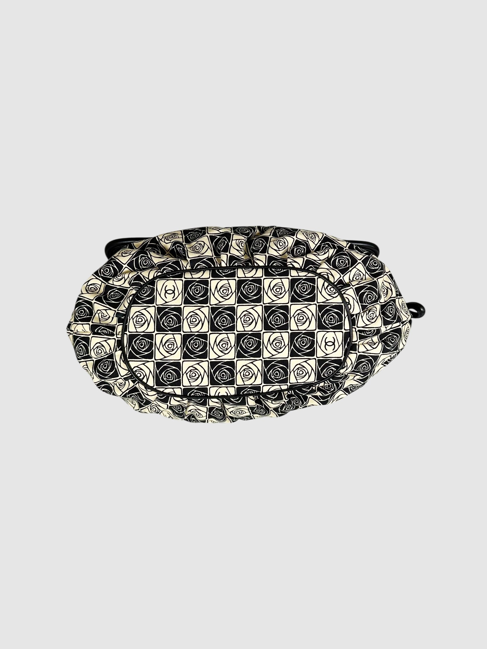2003-2004 Camellia Checkered Bag