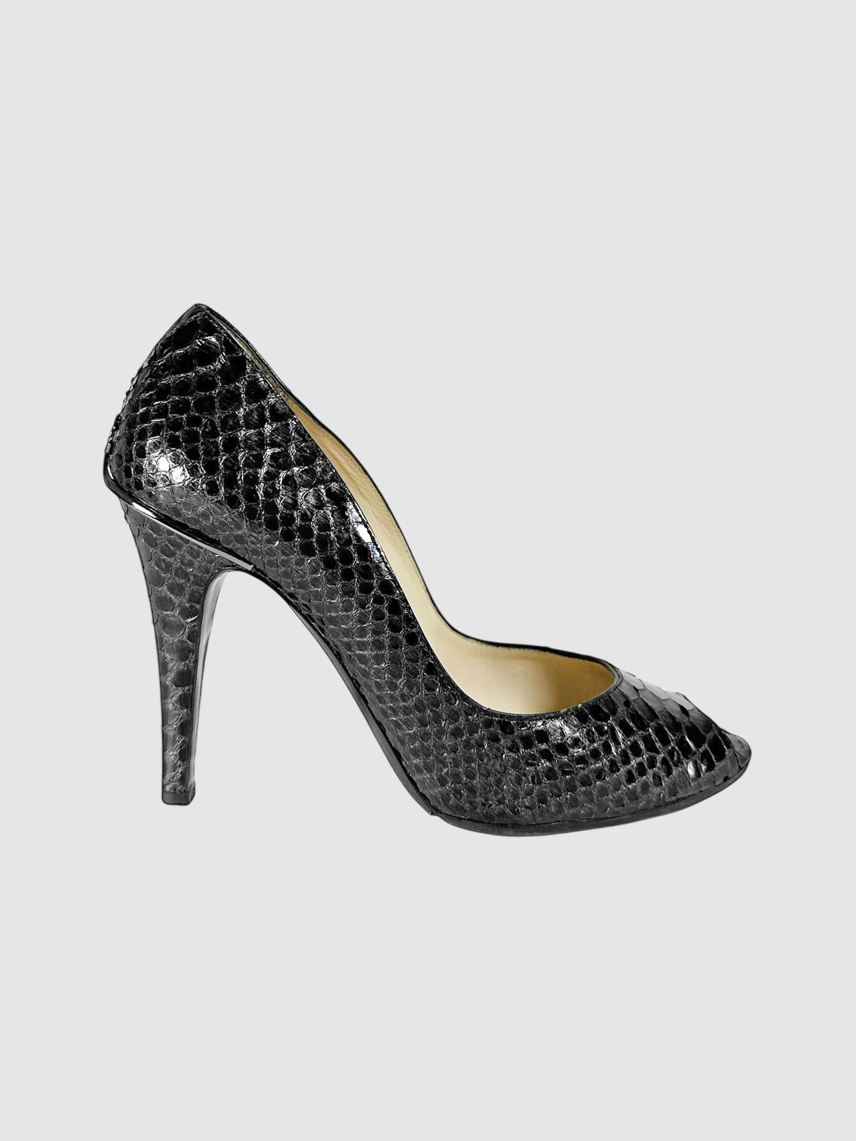 Reptile Embossed Pumps