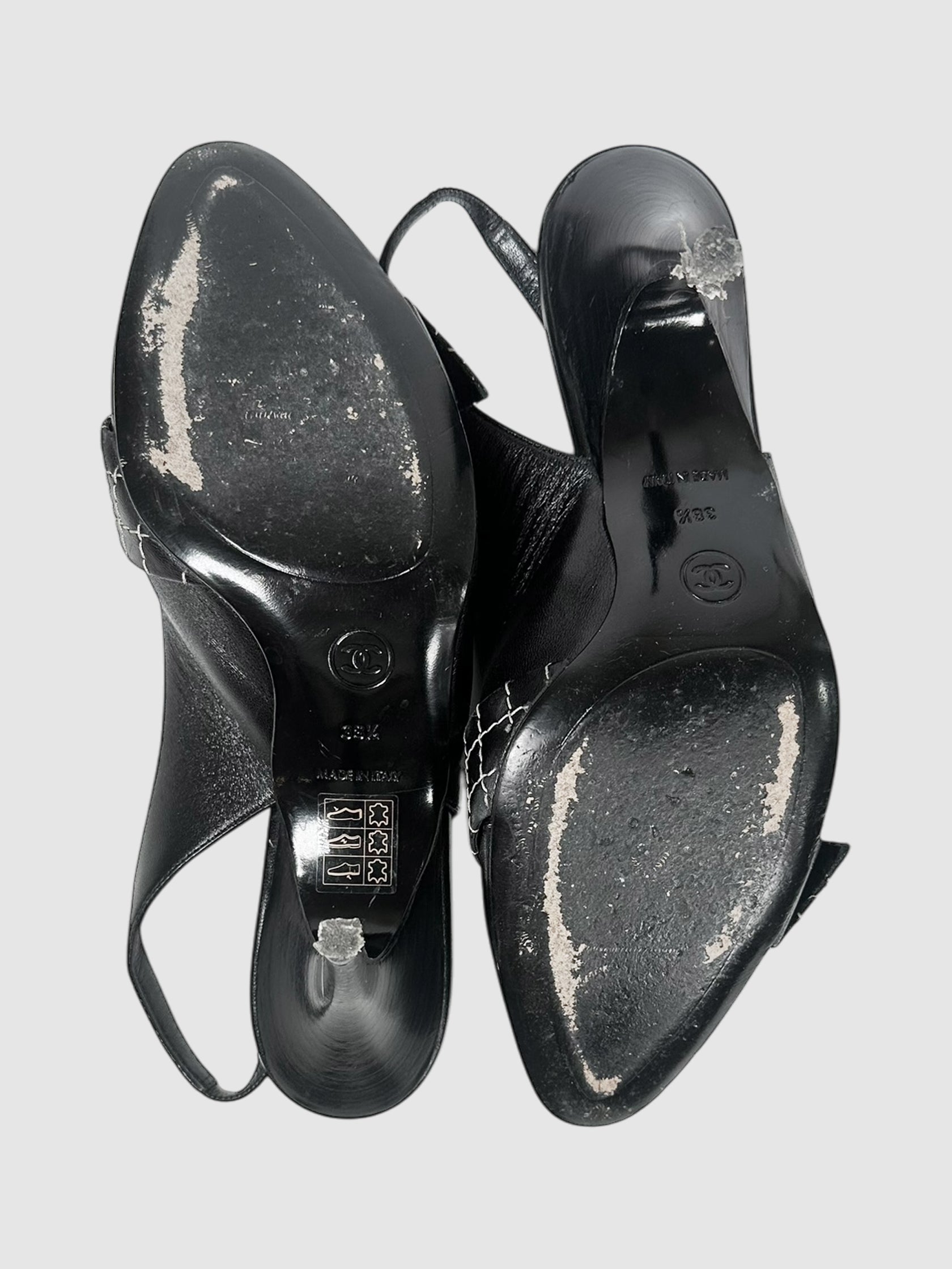 CC Buckle Slingback Pumps