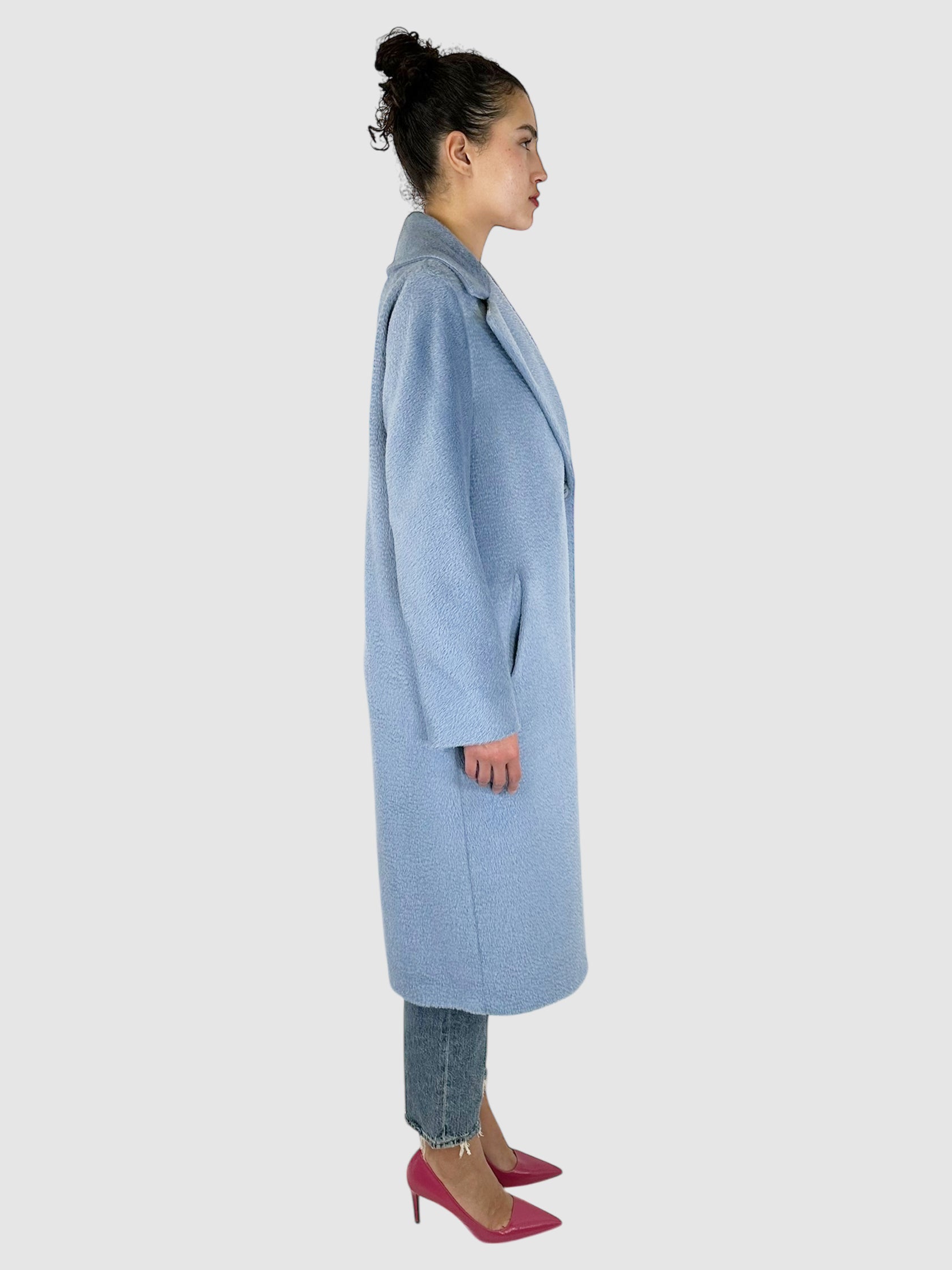 Alpaca and Wool Double-Breasted Coat