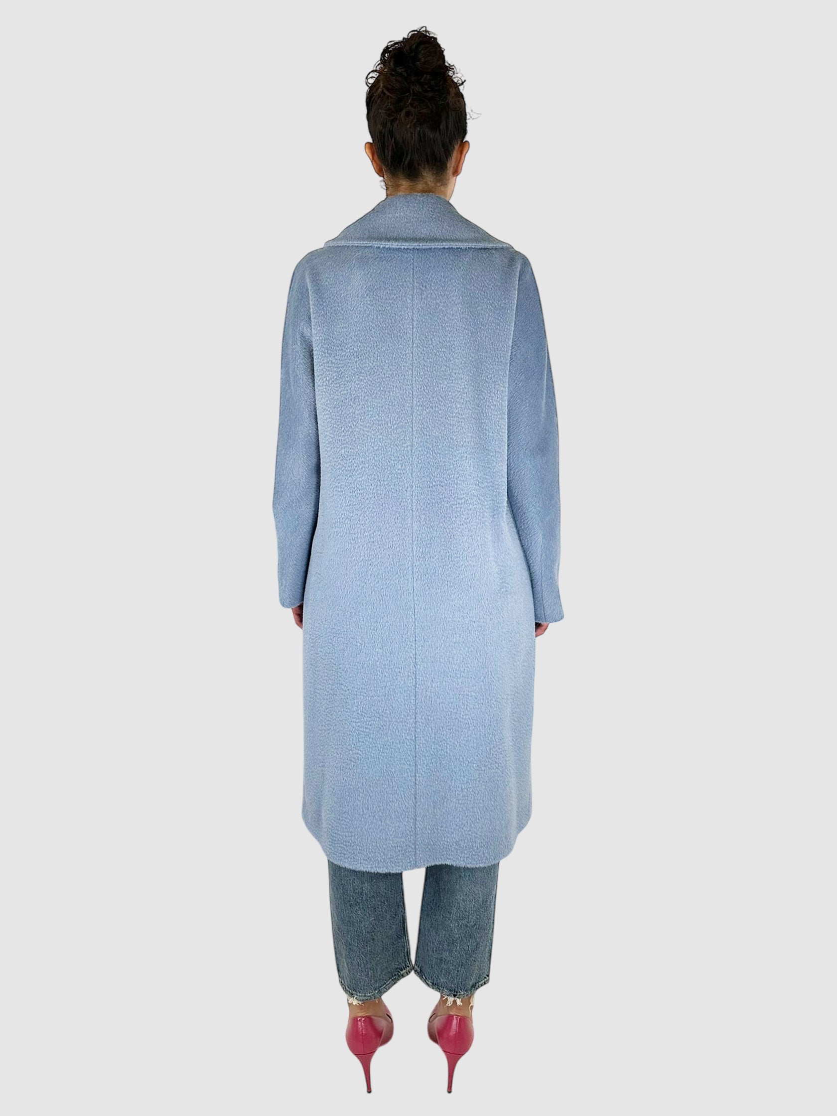 Alpaca and Wool Double-Breasted Coat