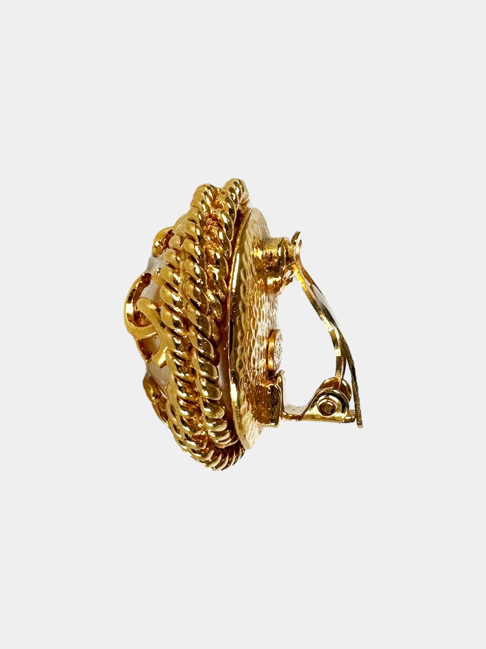 Faux Pearl Clip-On Earrings