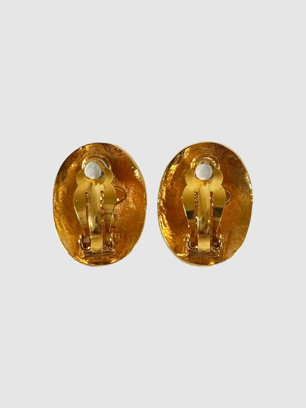 Oval Clip-On Earrings