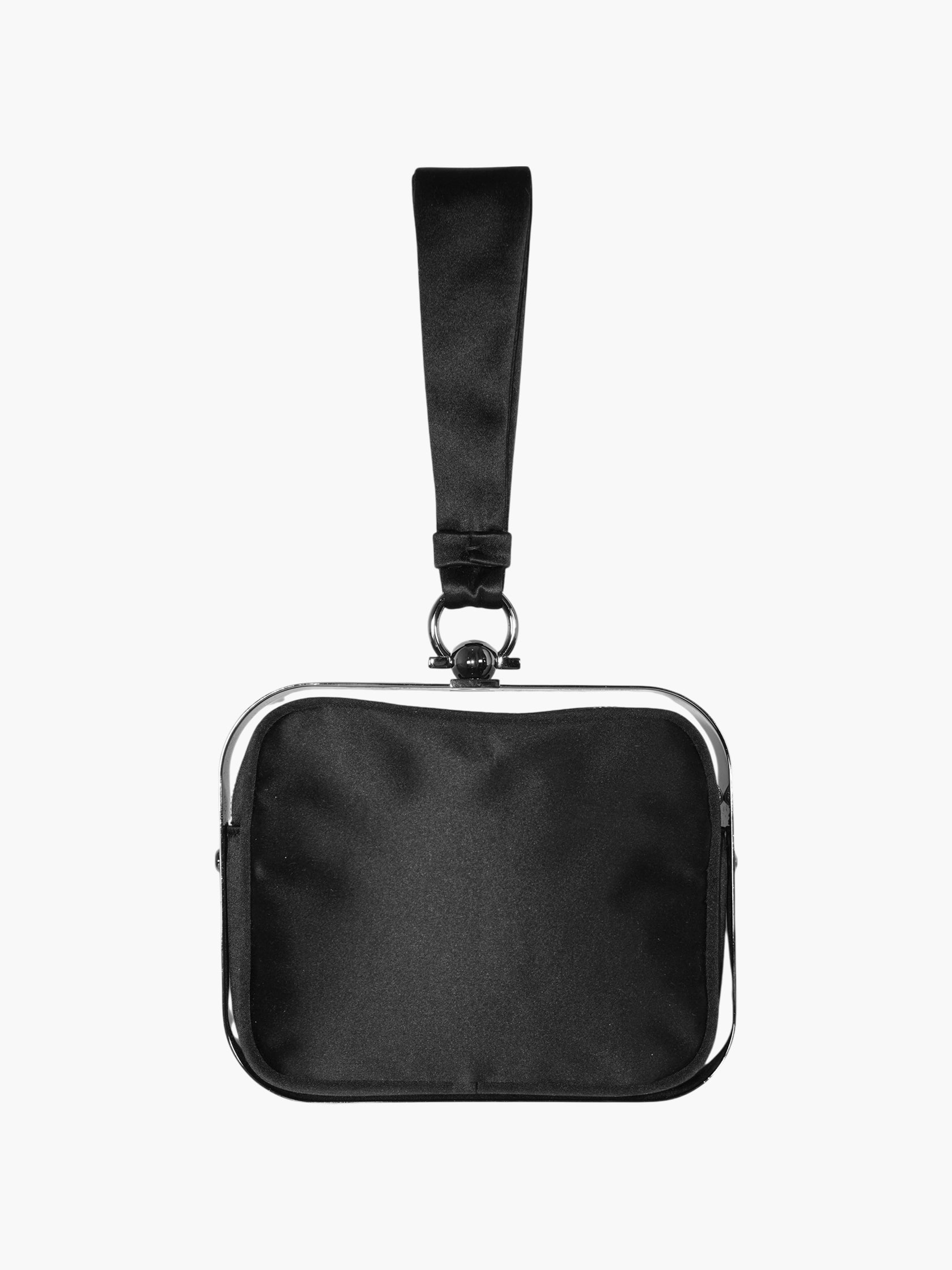 Framed Satin Clutch