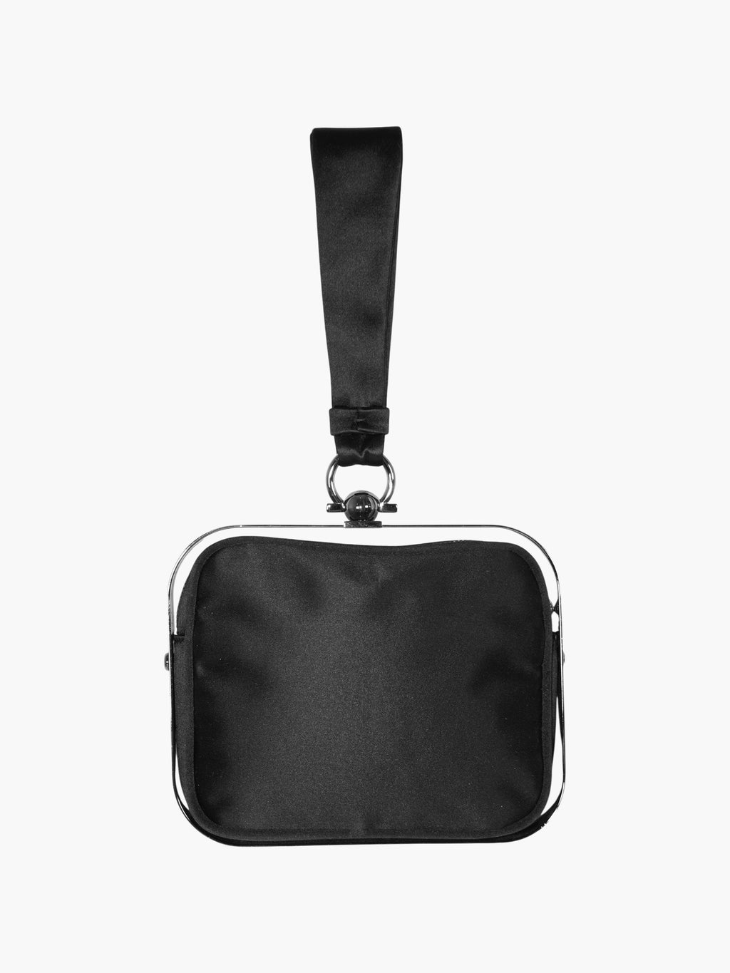 Framed Satin Clutch