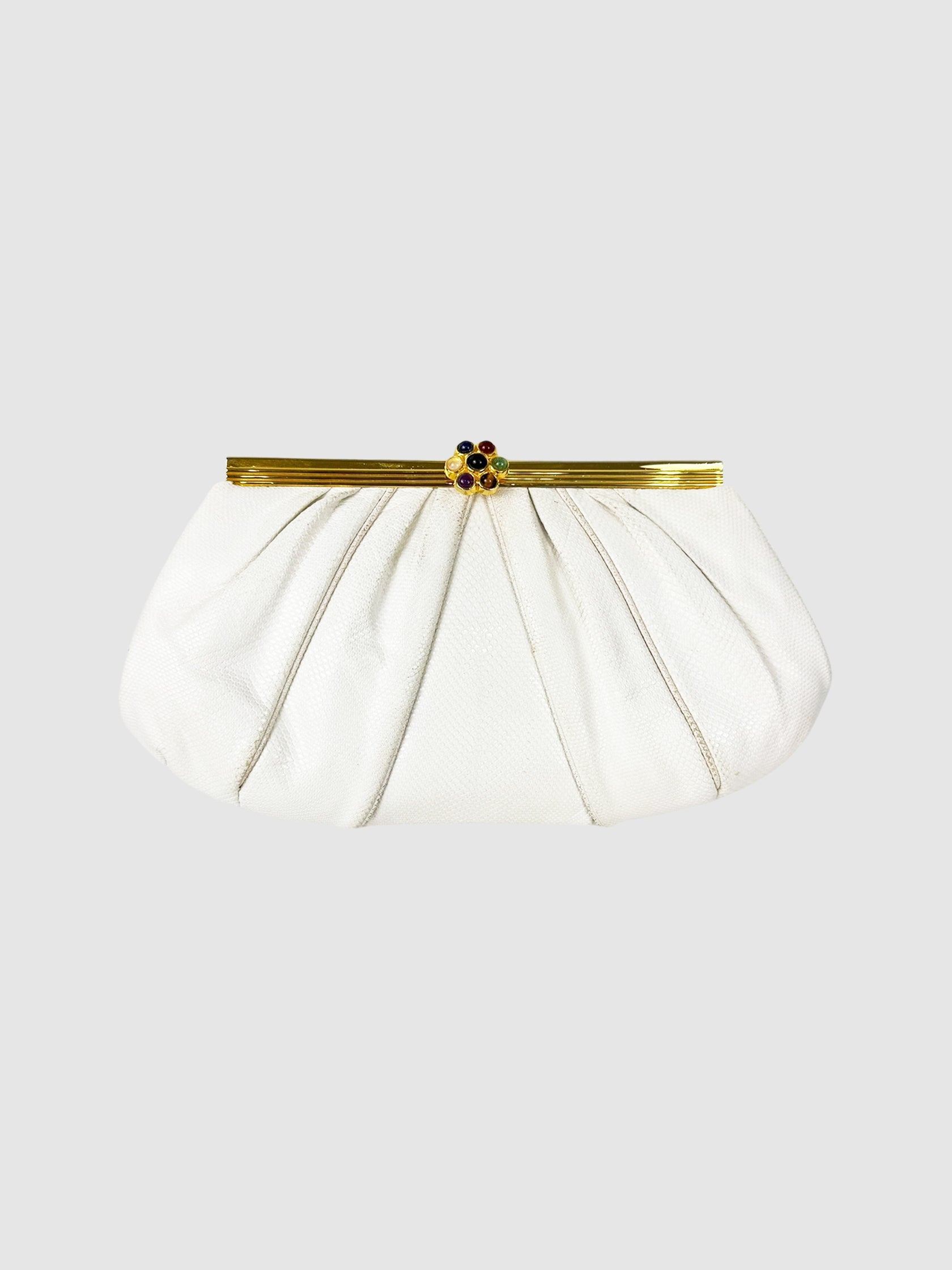 Karung Leather Clutch