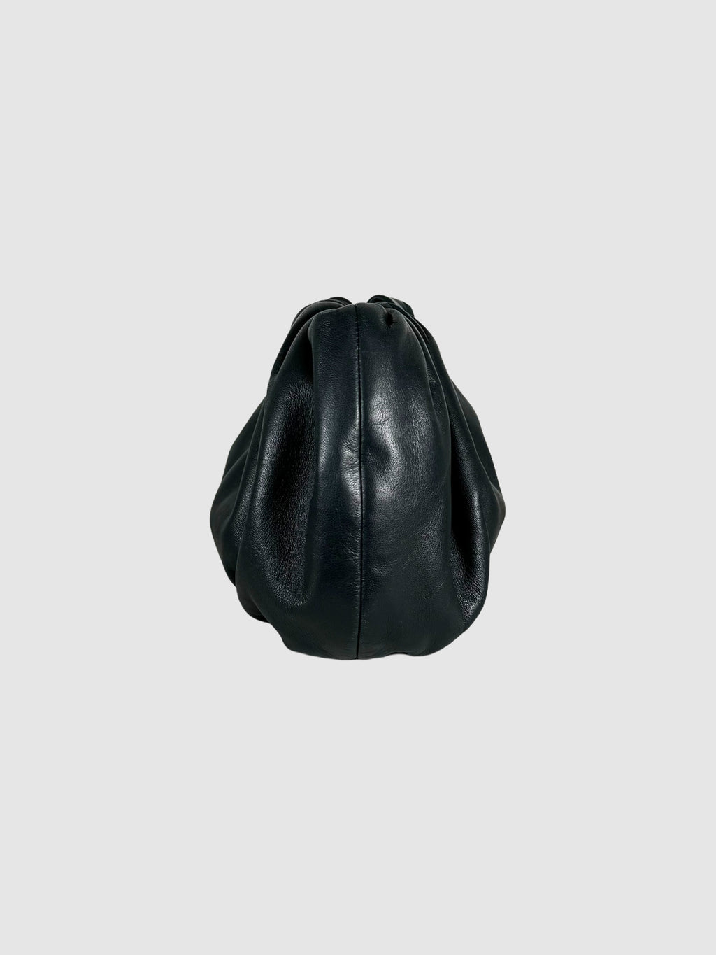 Medium Gathered Leather Clutch