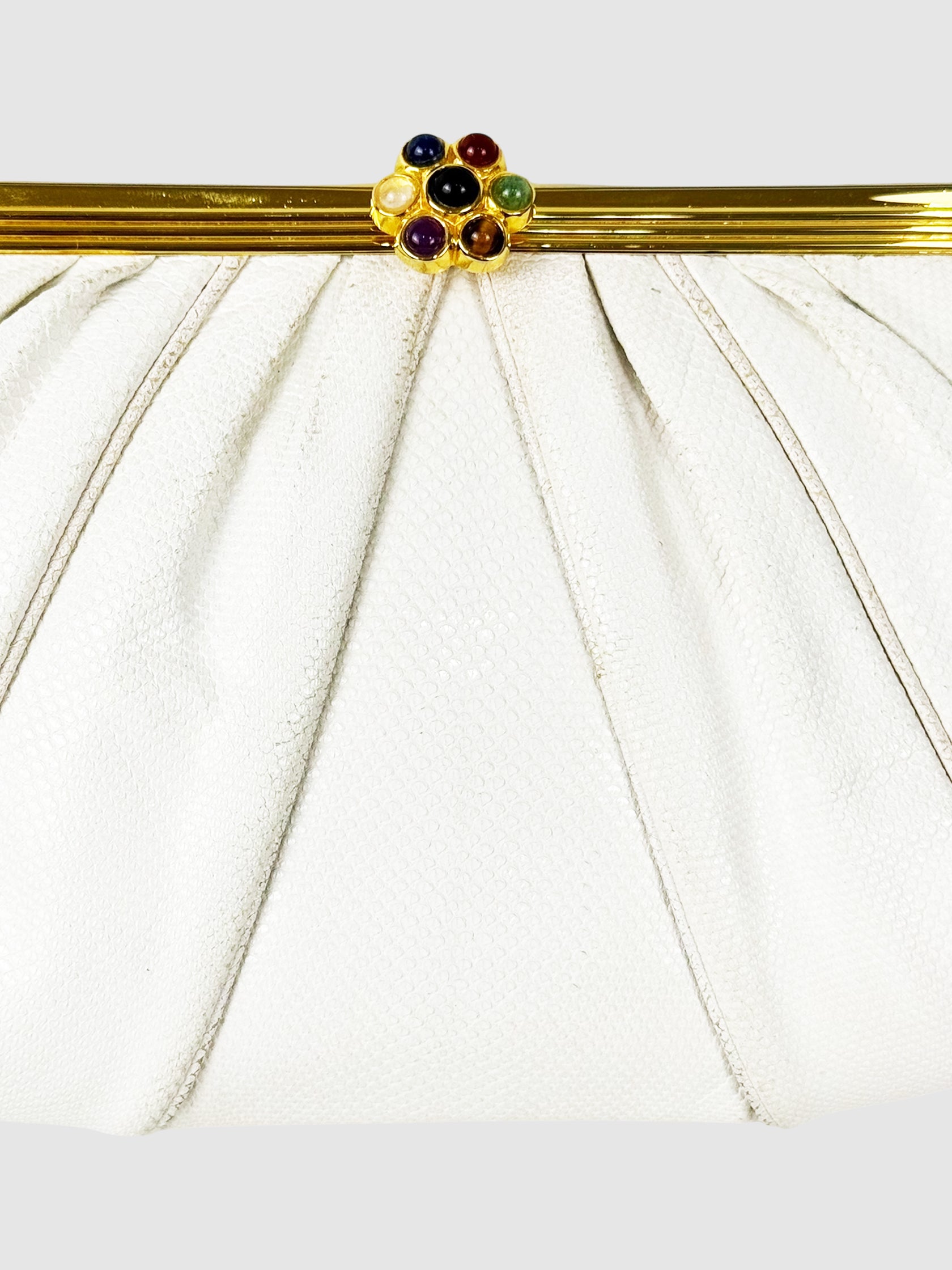 Karung Leather Clutch