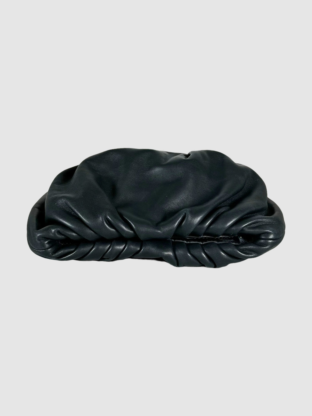 Medium Gathered Leather Clutch