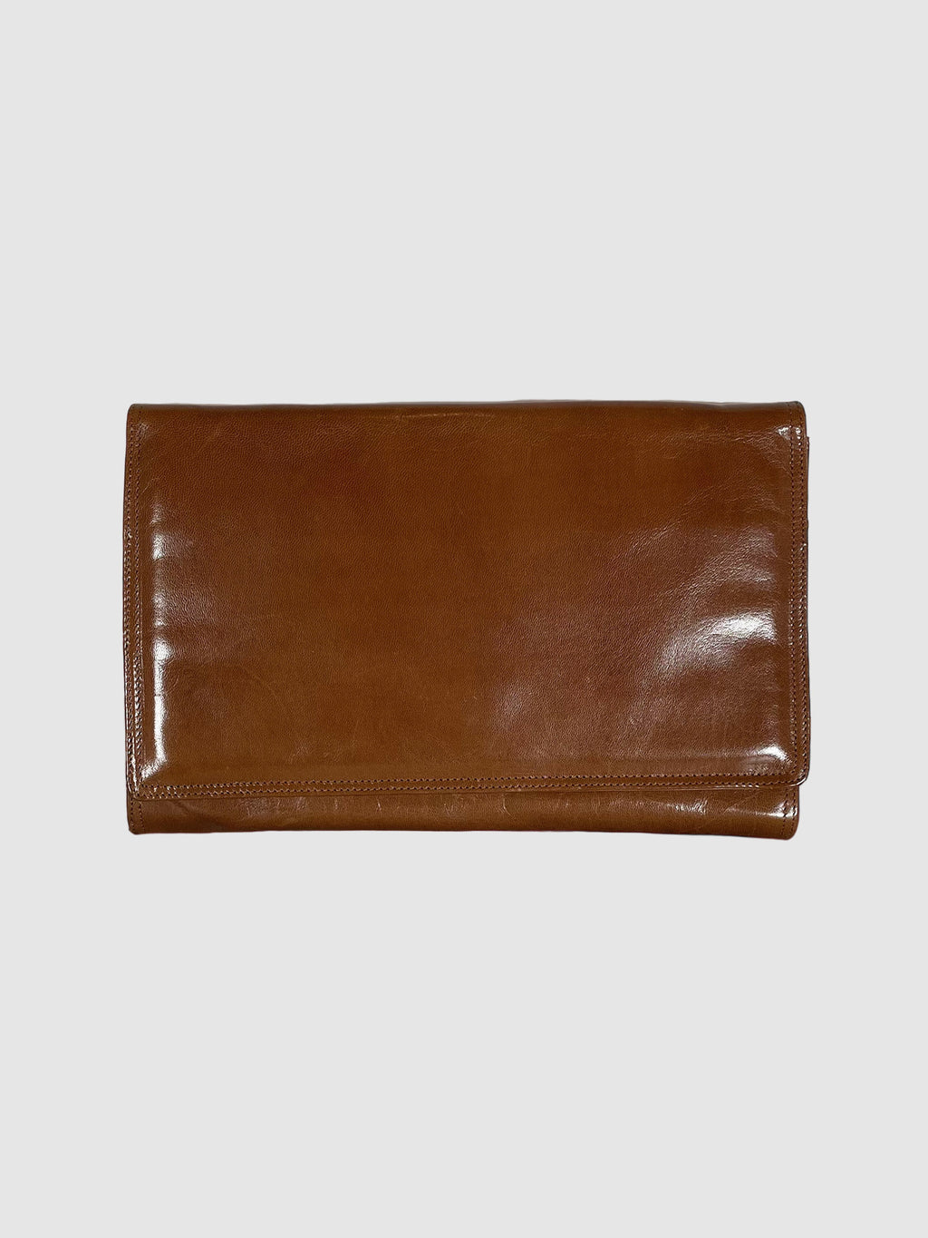 Leather Clutch with Wristlet