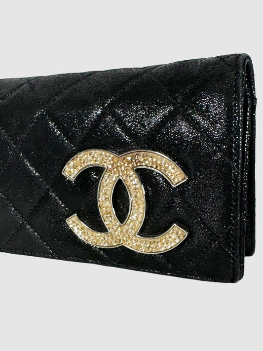 Chanel Diamante Shimmer Clutch