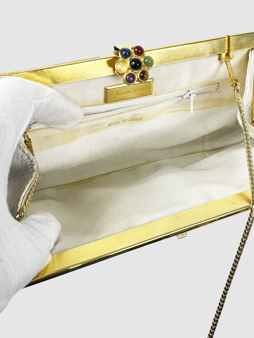 Karung Leather Clutch