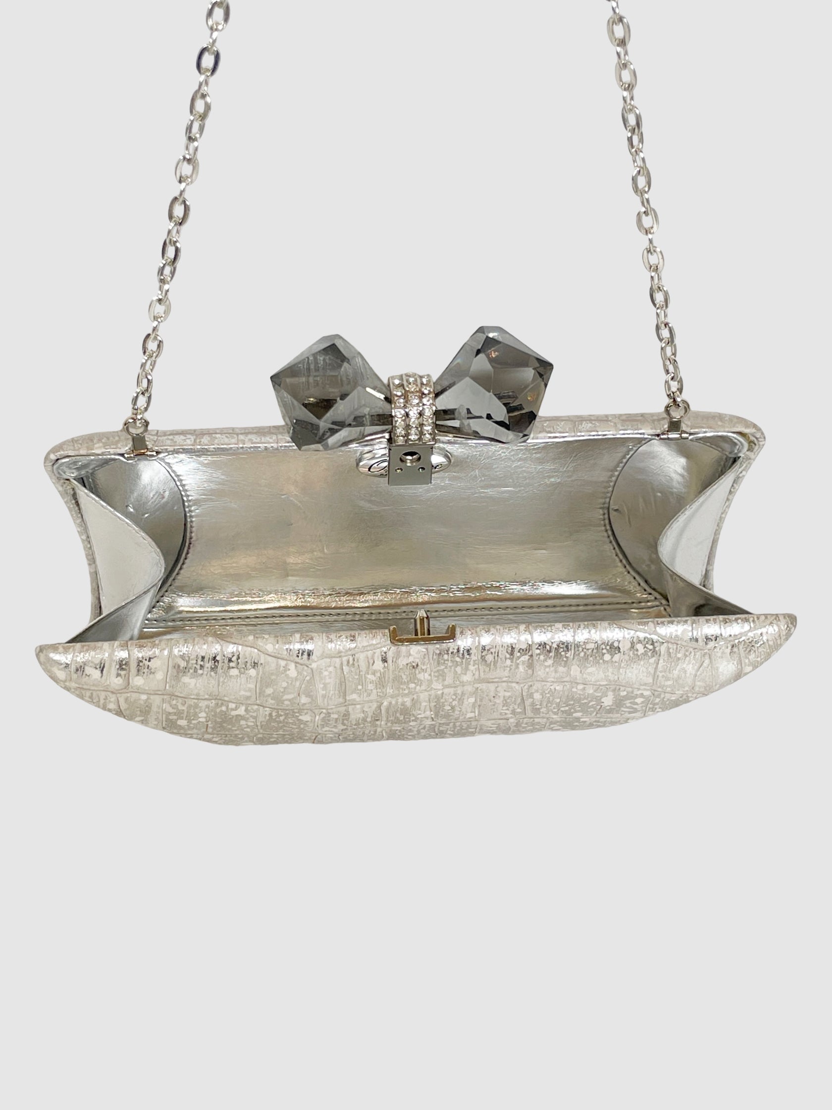 Overture Judith Leiber Metallic Clutch