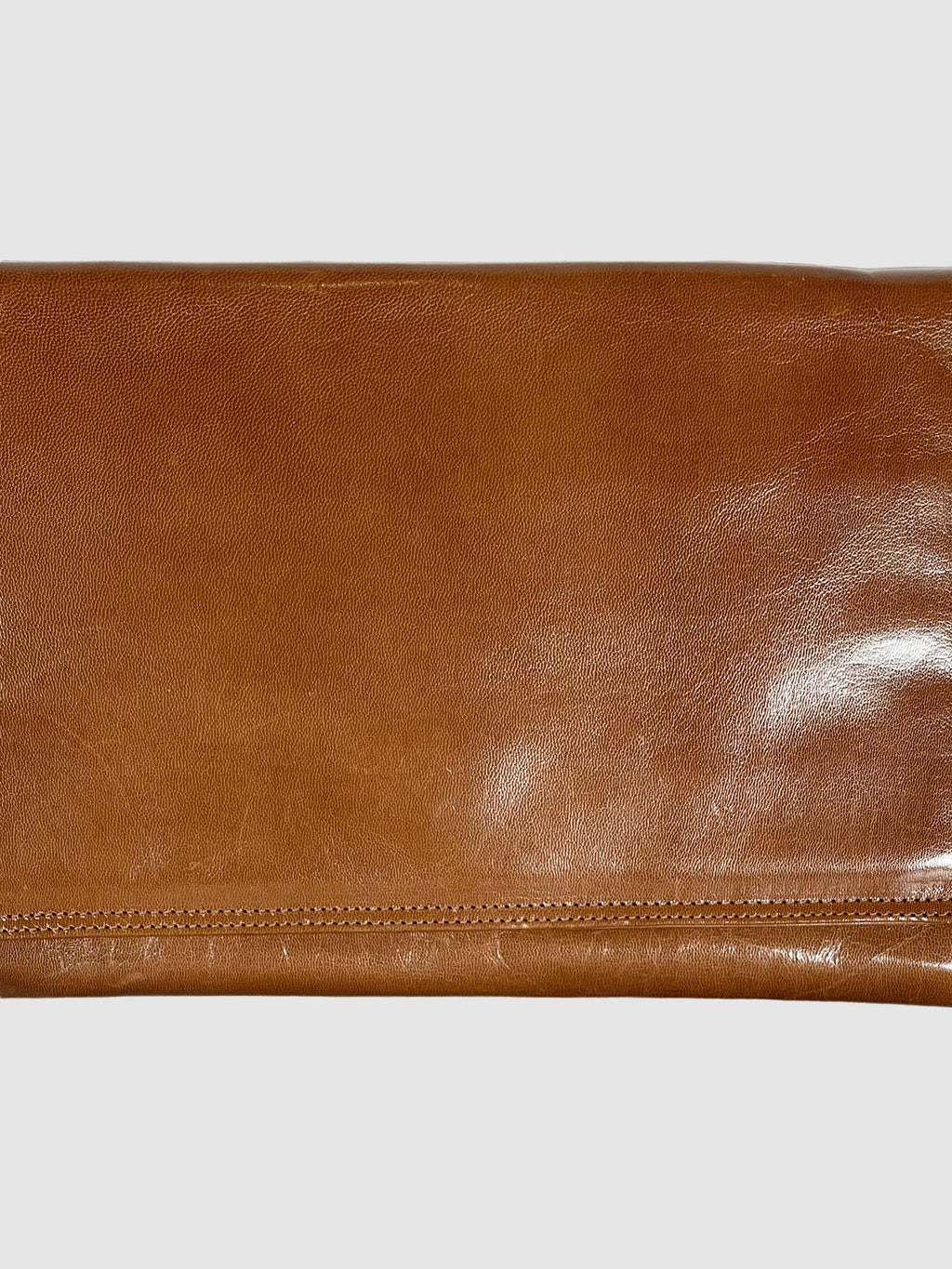 Leather Clutch with Wristlet