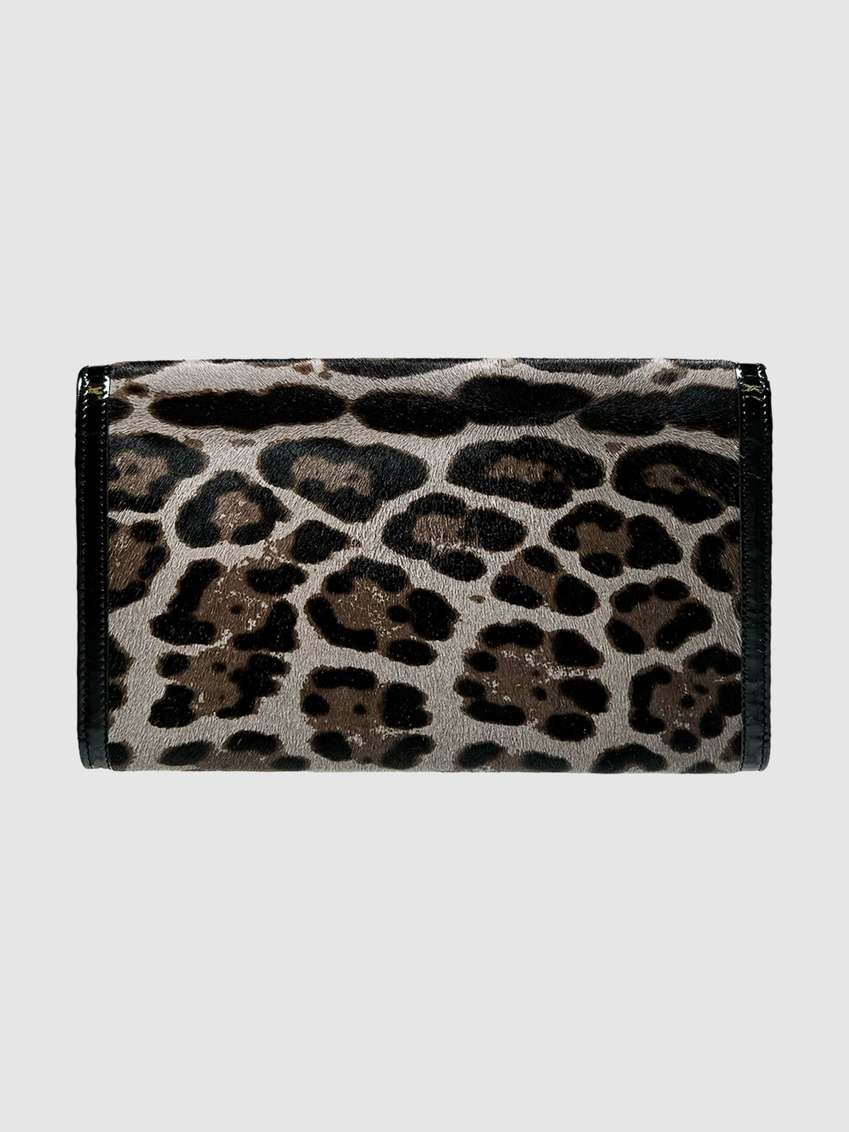 Reese Leopard Print Clutch
