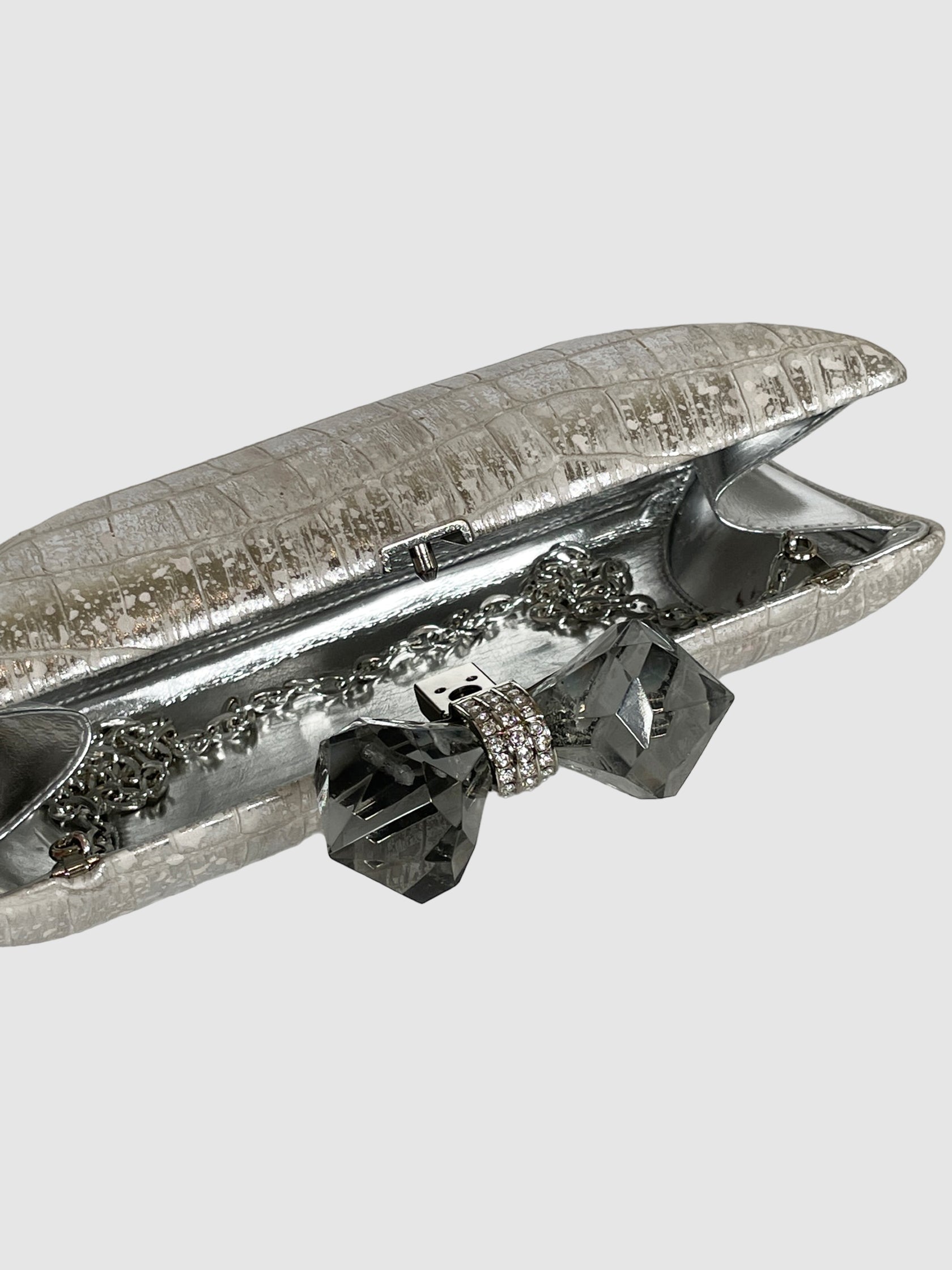 Overture Judith Leiber Metallic Clutch