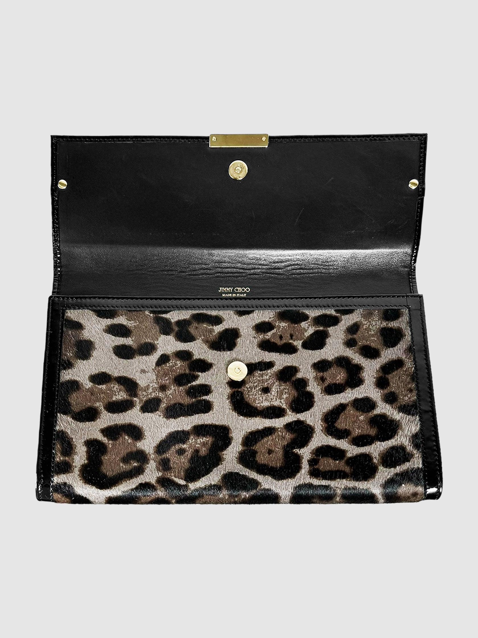 Reese Leopard Print Clutch