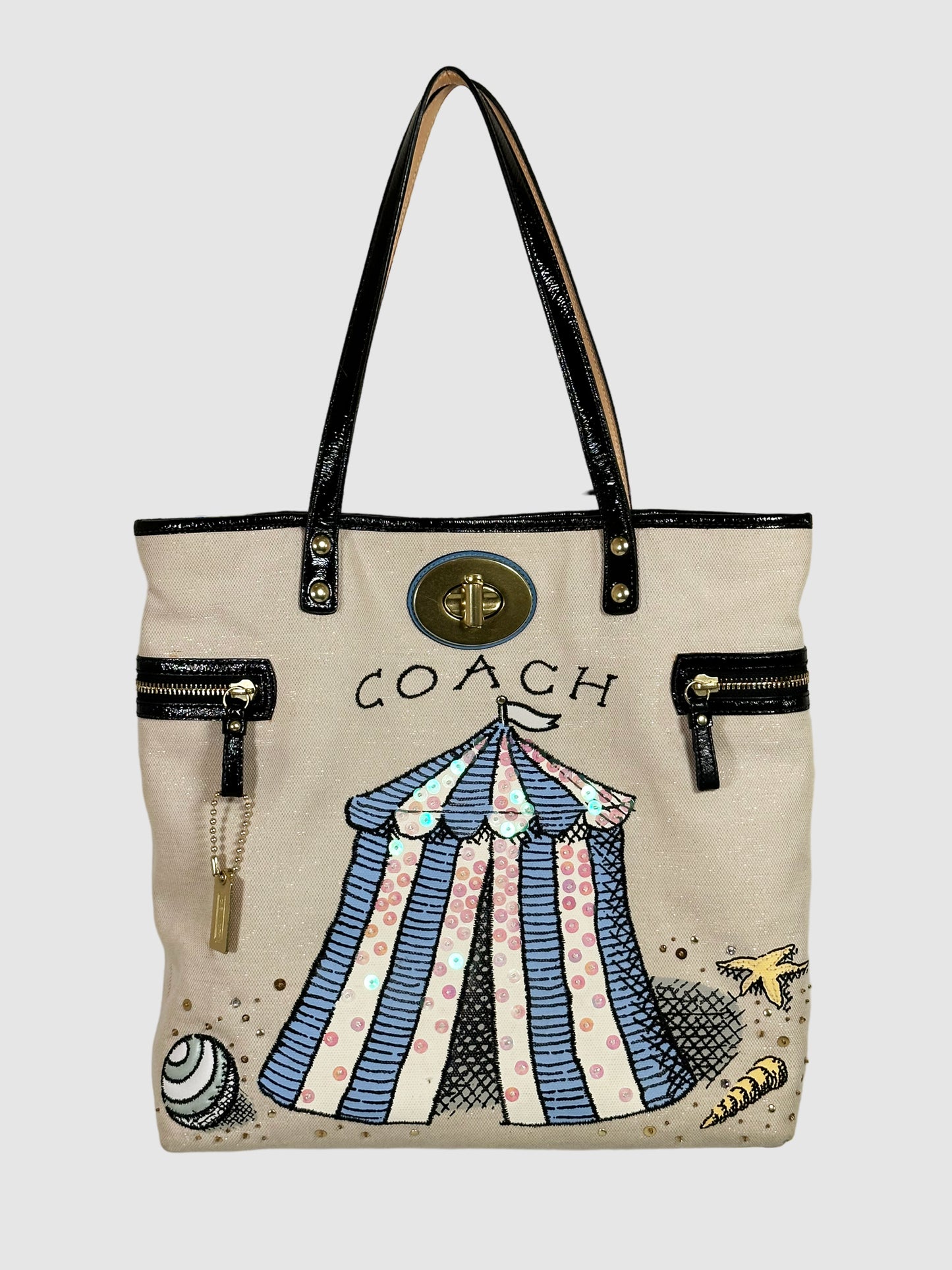 Coach Pierre Le-Tan Beach Bag