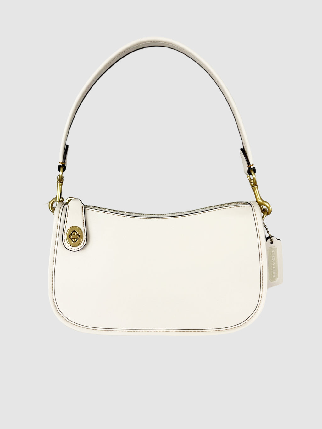 Coach Cream Swinger Leather Shoulder Bag New Secondhand Luxury Designer Handbag Going Out Vespucci VSP Toronto