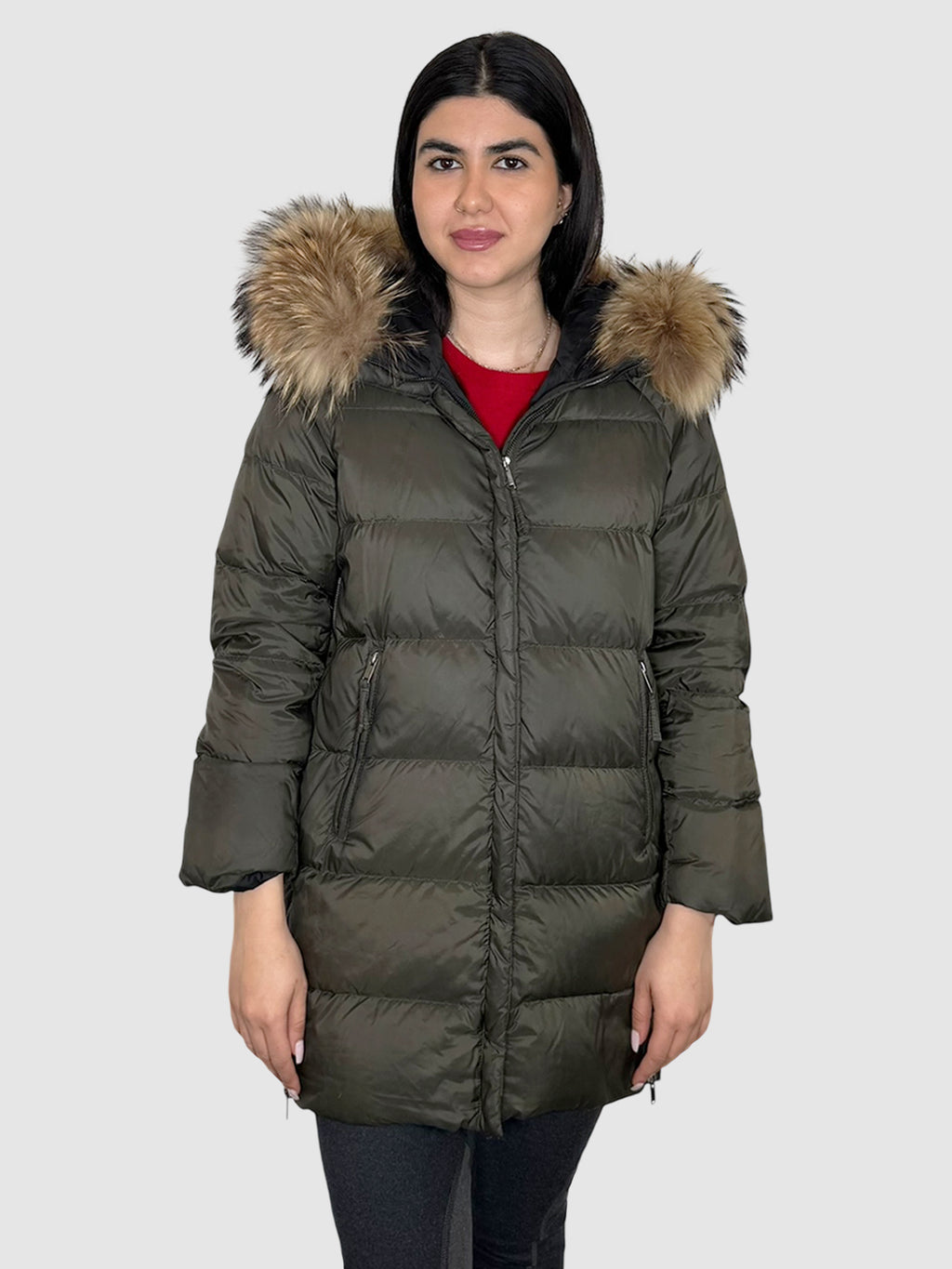 Zip-Up Puffer Coat