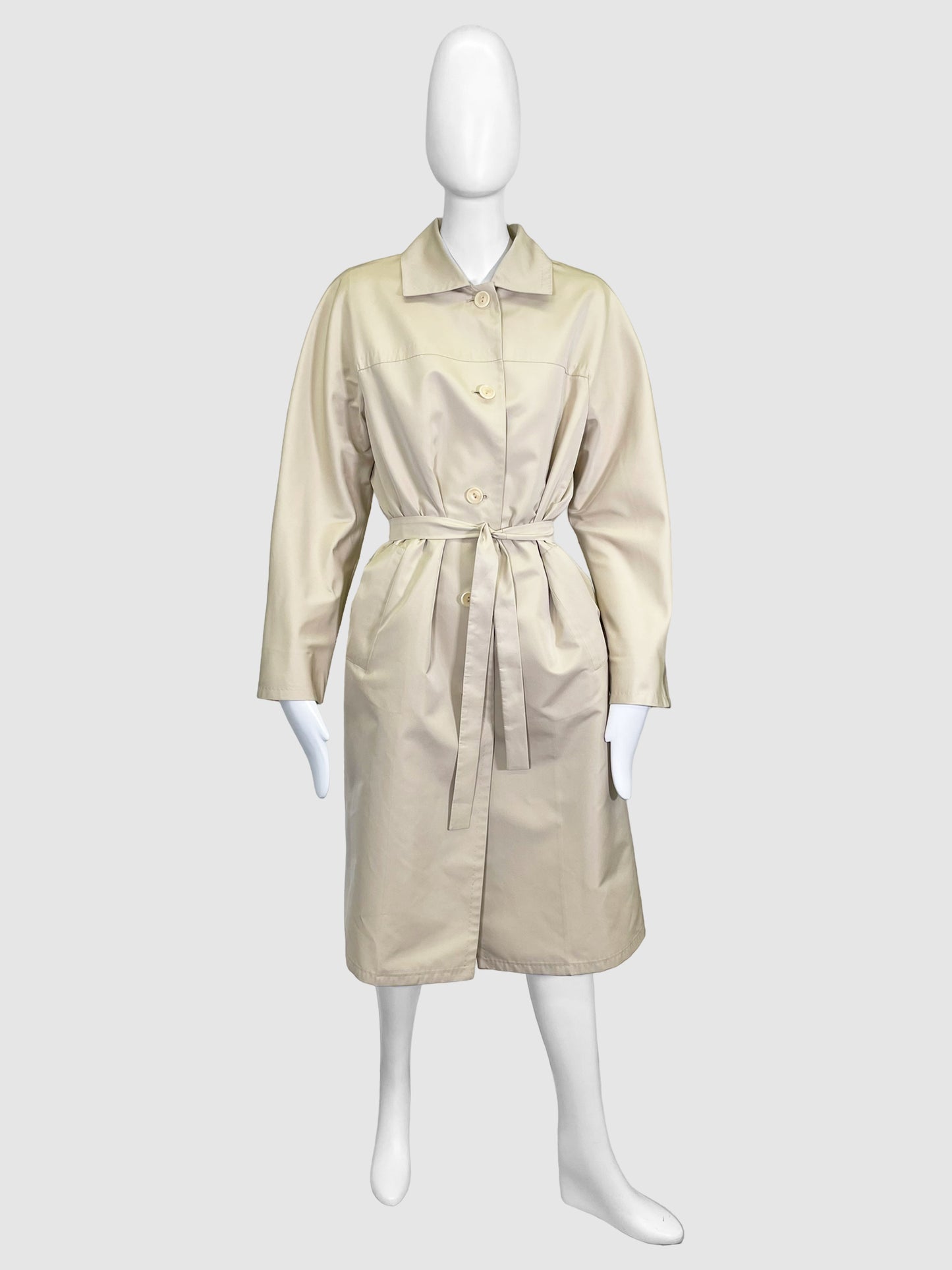 Button-Up Trench Coat - Size 8