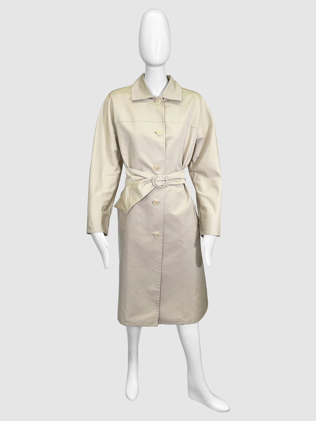 Button-Up Trench Coat - Size 8