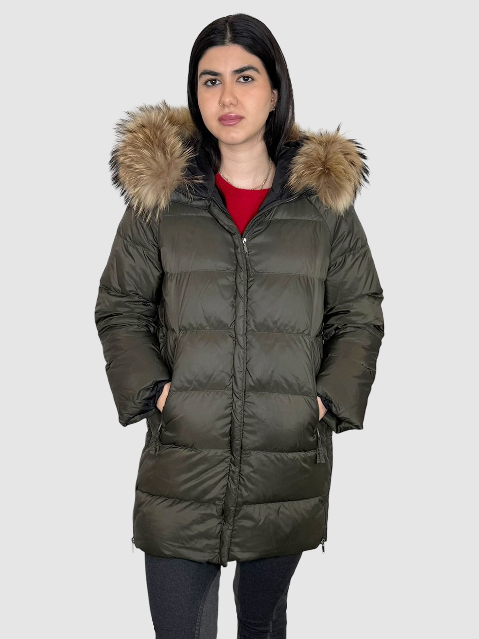 Zip-Up Puffer Coat