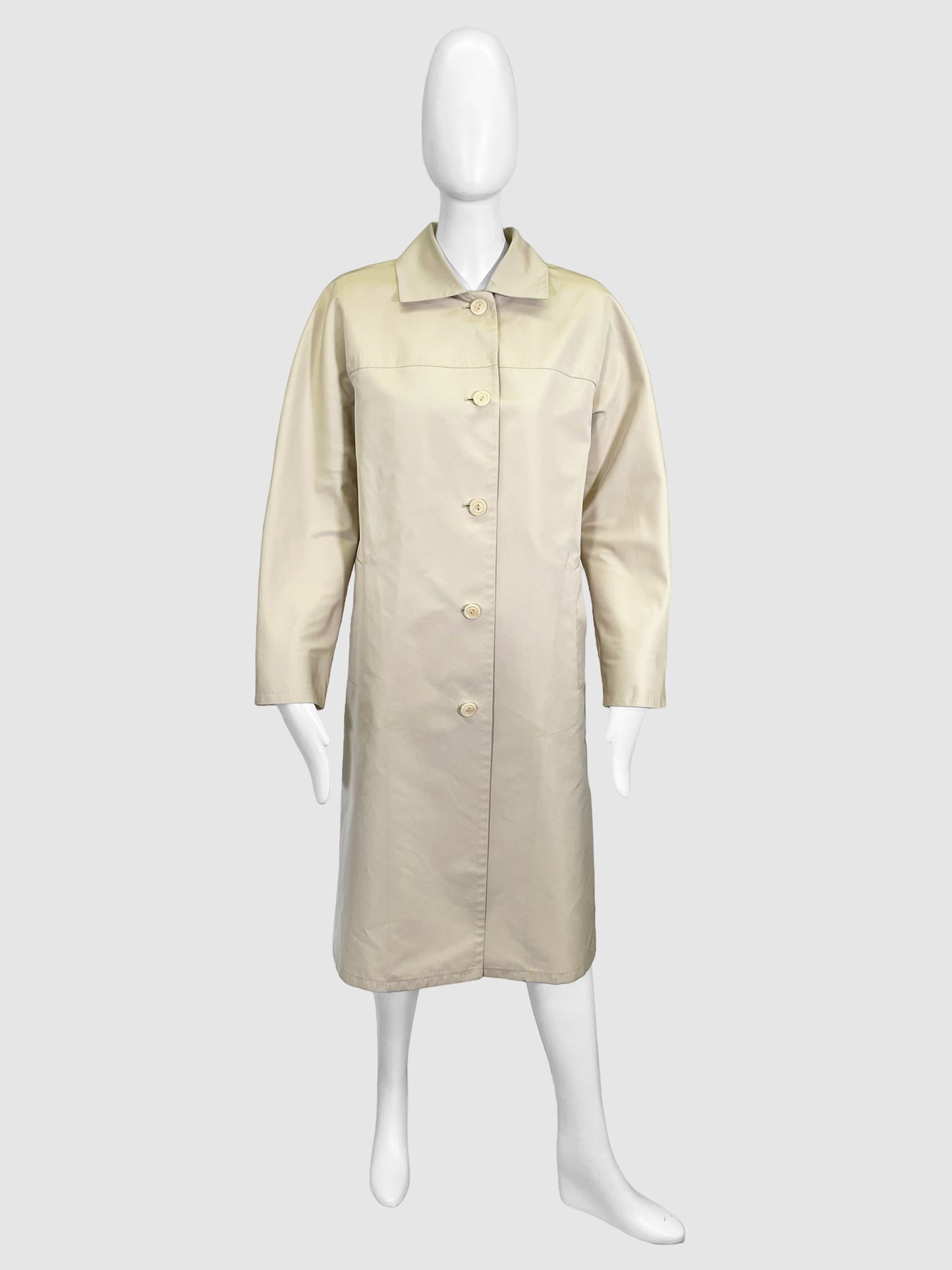 Button-Up Trench Coat - Size 8