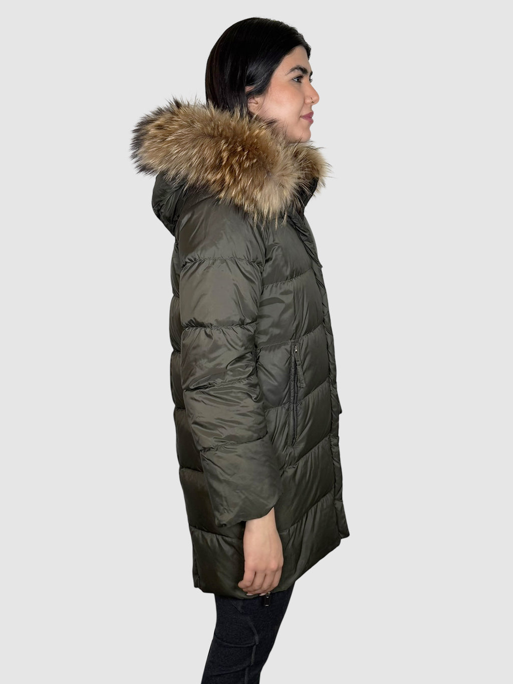 Zip-Up Puffer Coat