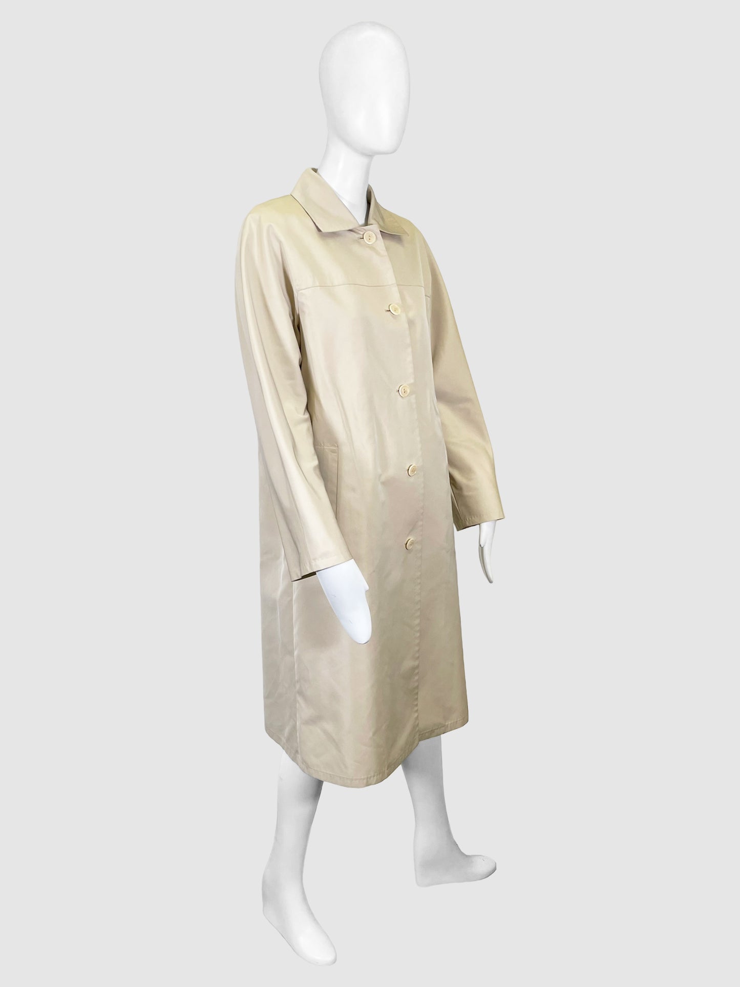 Button-Up Trench Coat - Size 8