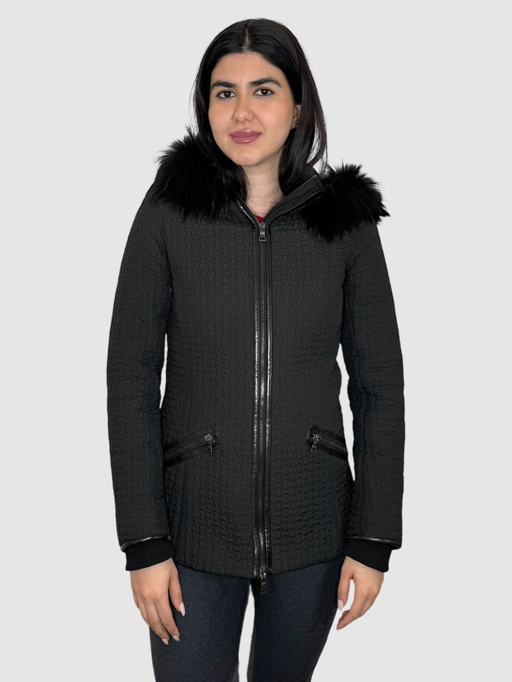 Quilted Zip-Up Jacket