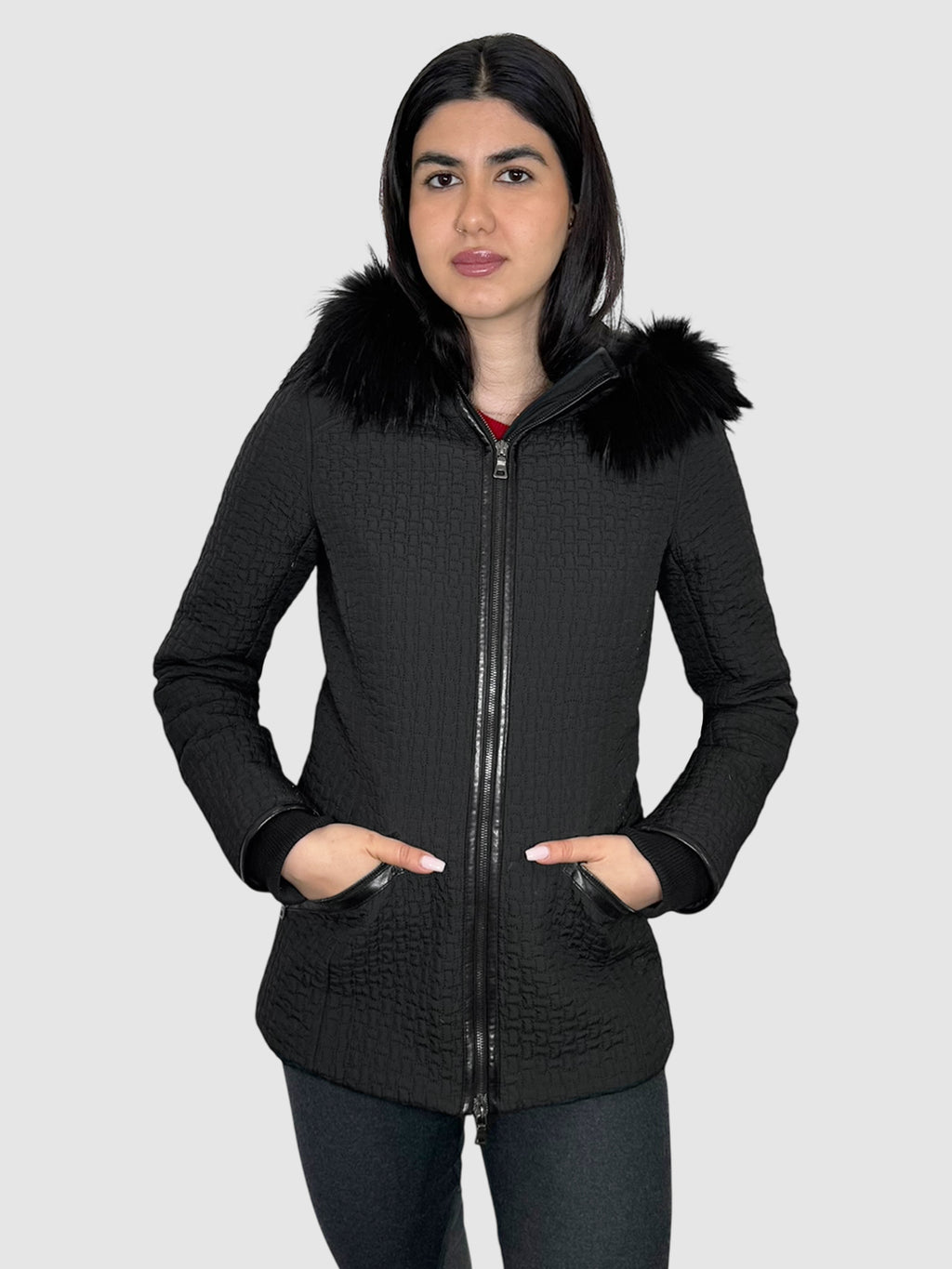 Quilted Zip-Up Jacket
