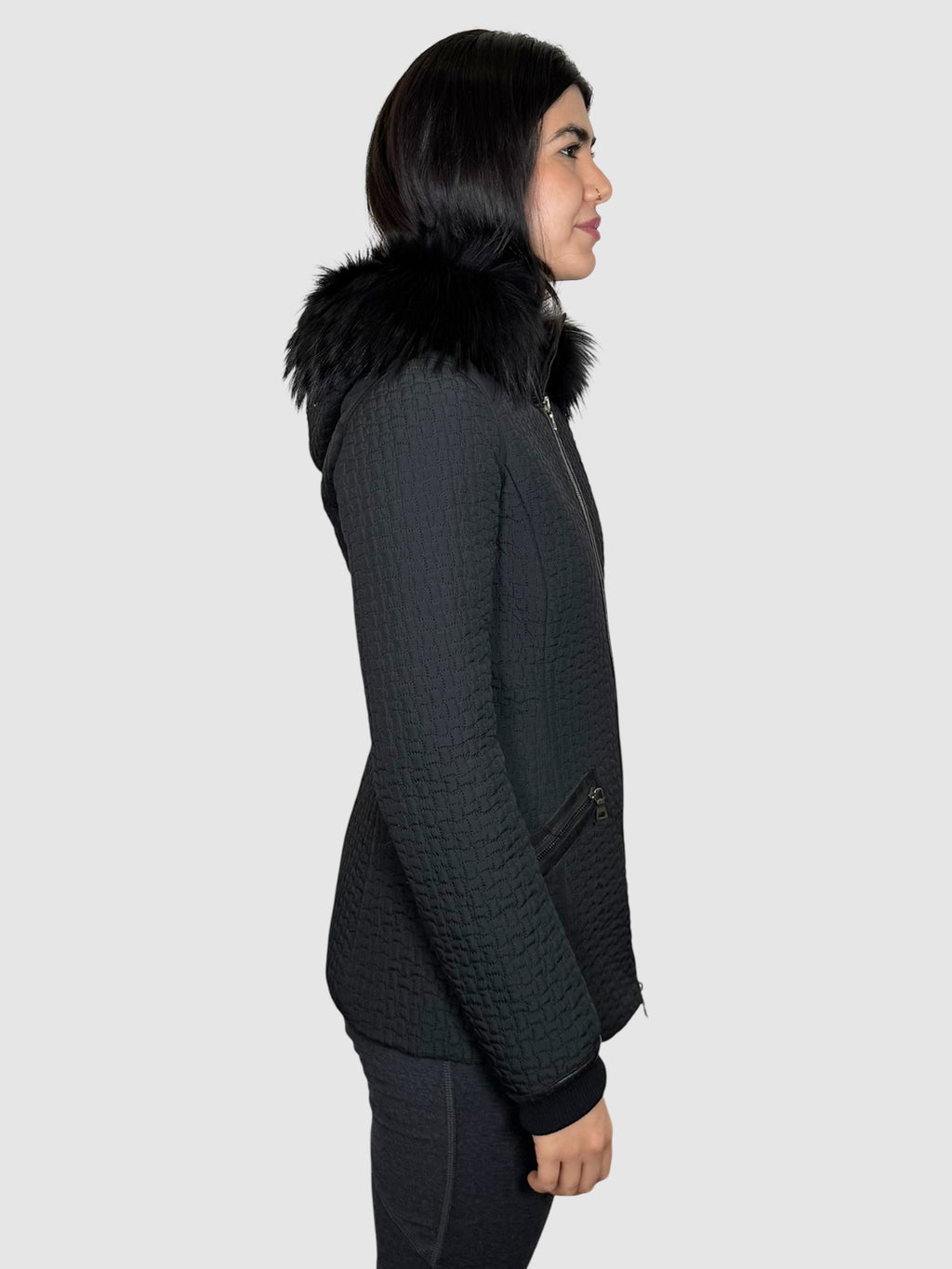 Quilted Zip-Up Jacket