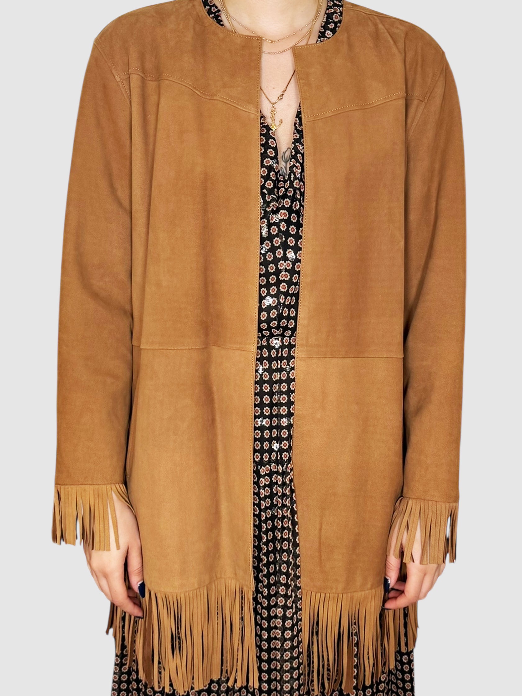Suede Fringe Jacket