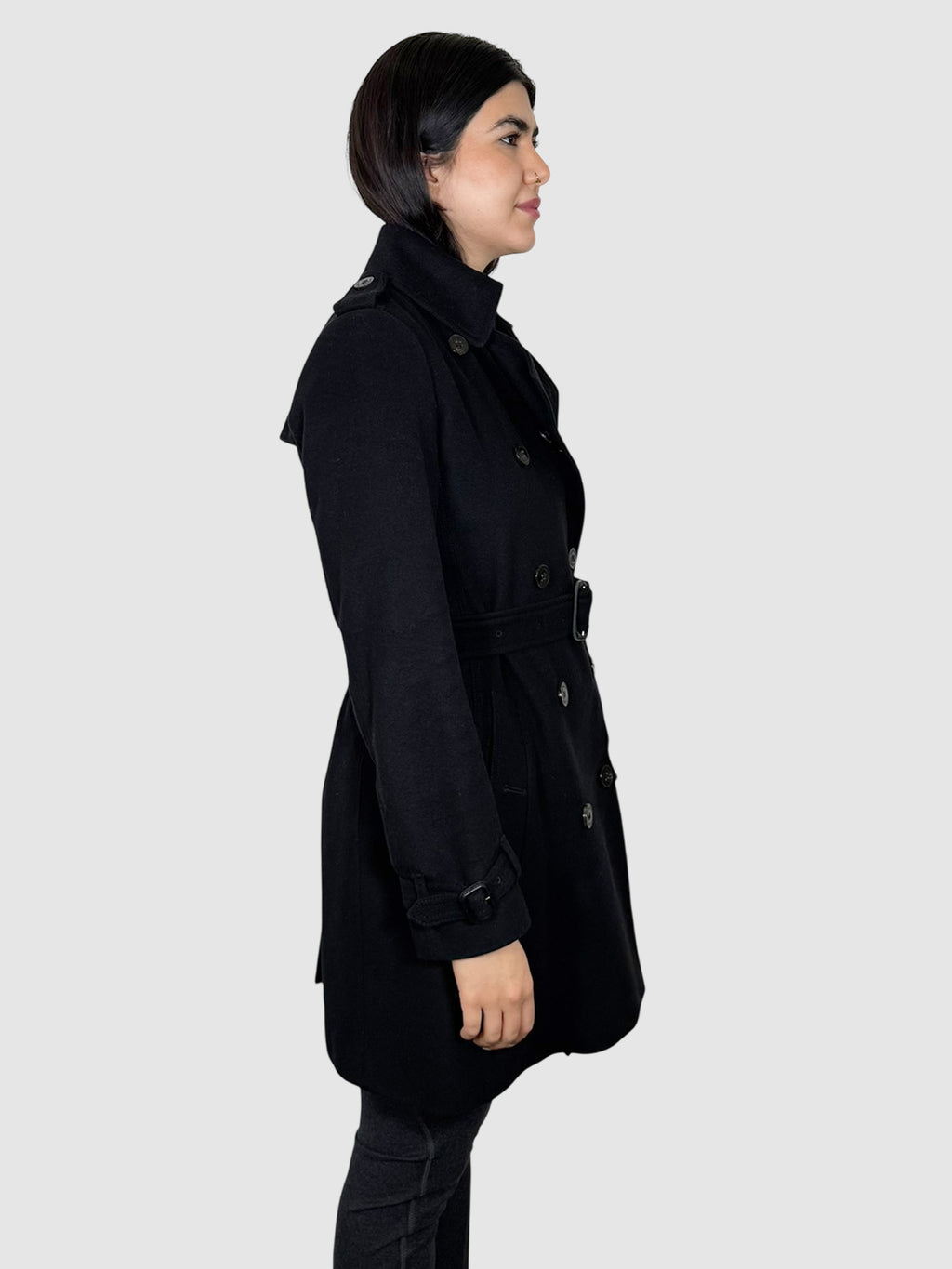 Wool Double-Breasted Coat