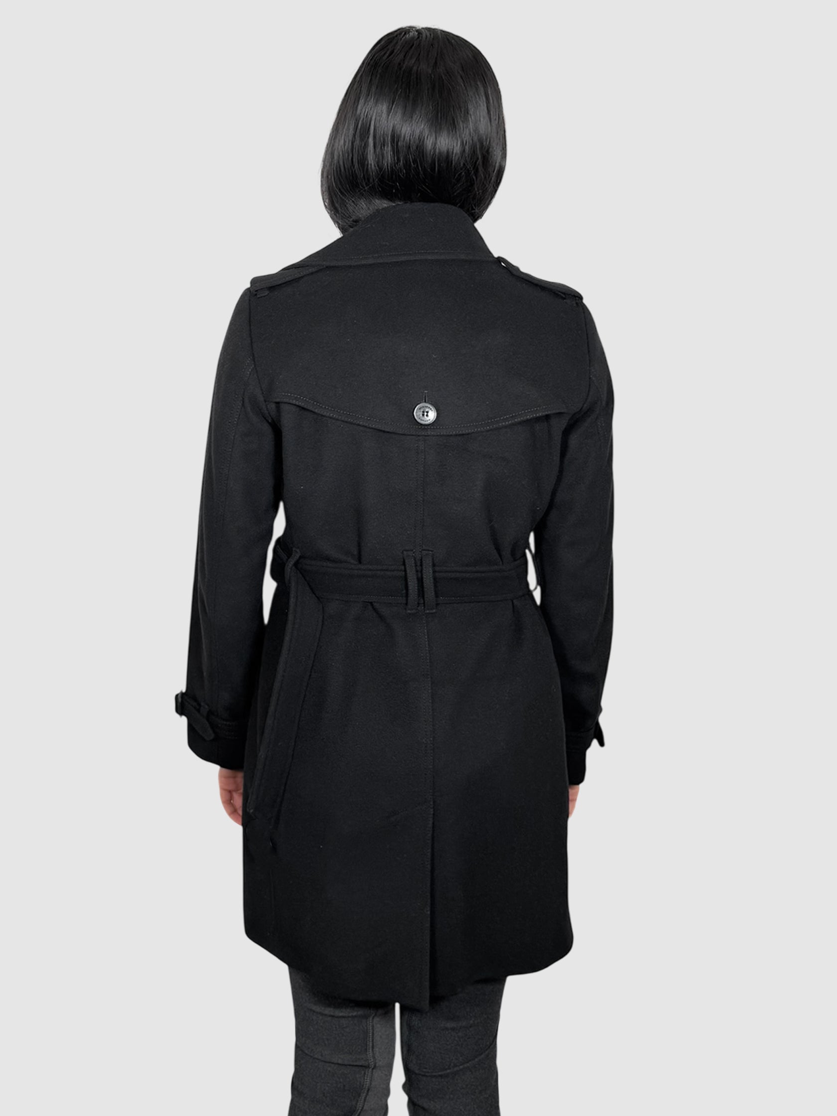 Wool Double-Breasted Coat