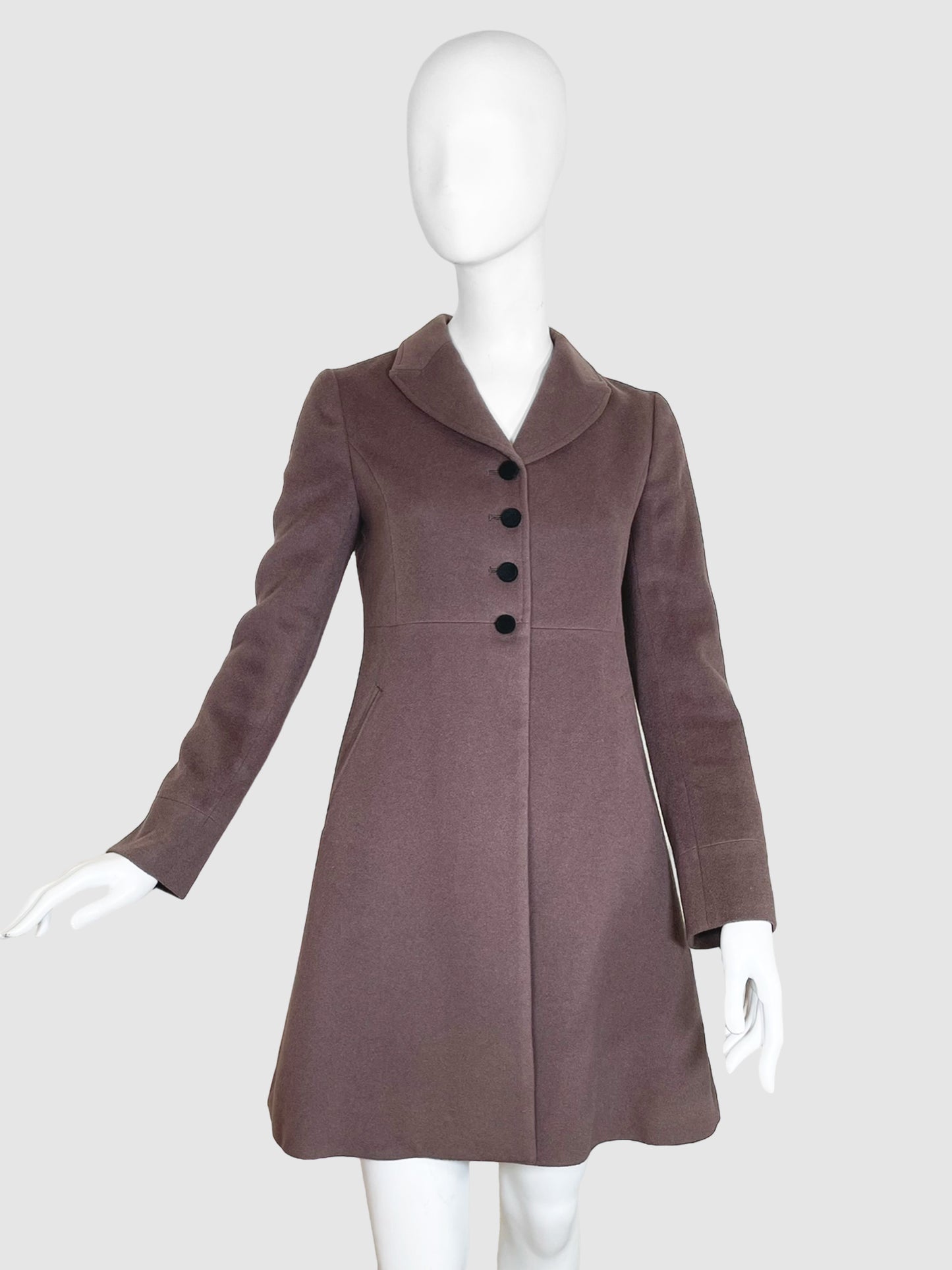 Maison De Reefur Short Wool Coat - Size 38