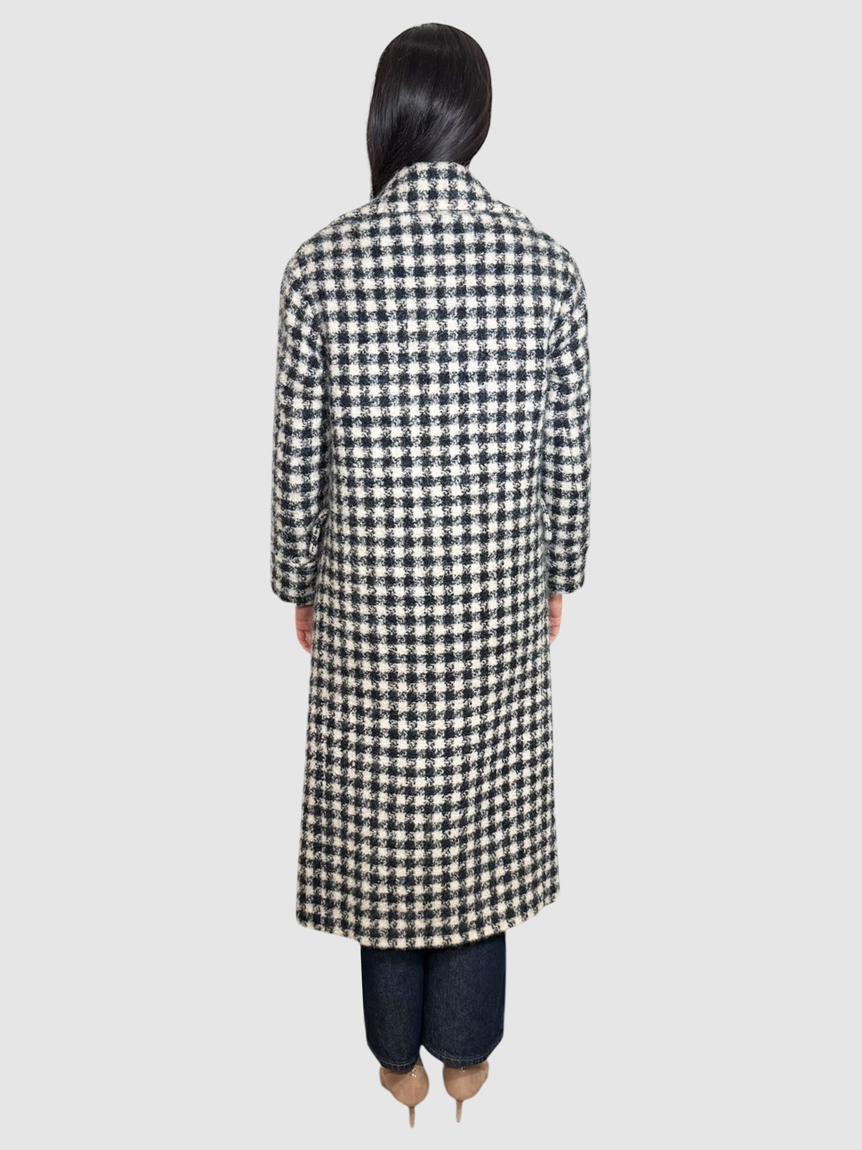 Plaid Blanket Coat