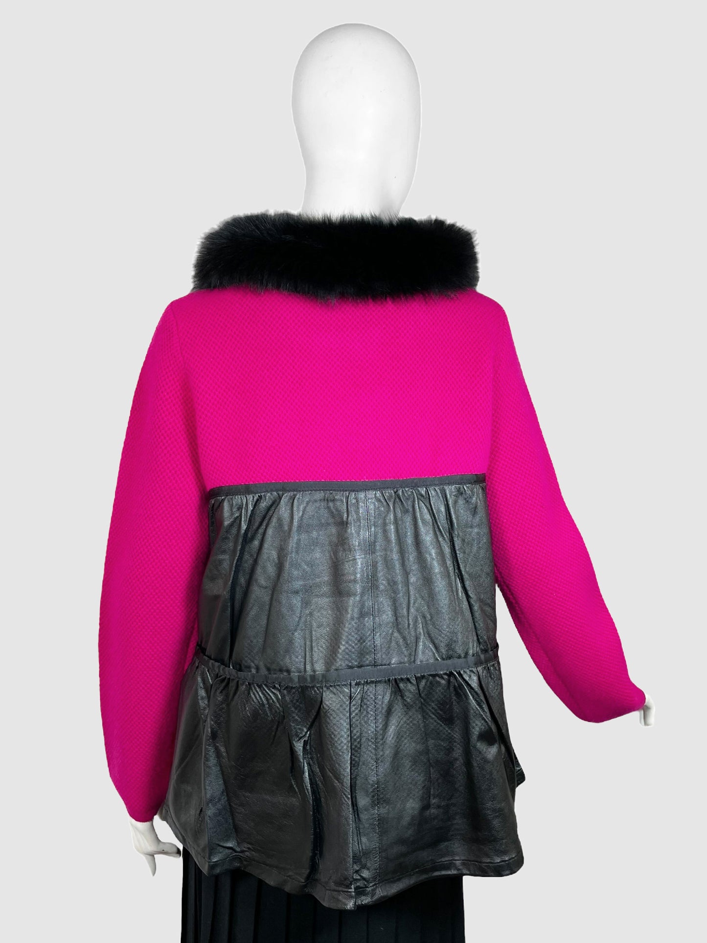 Coat with Detachable Fur - Size M