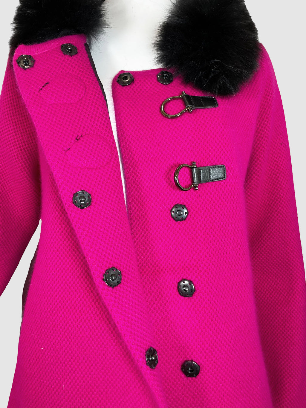 Coat with Detachable Fur - Size M