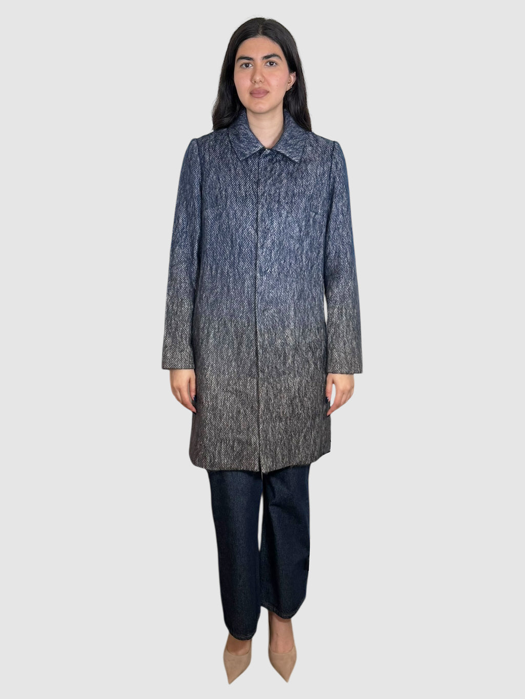 Gradient Wool Coat