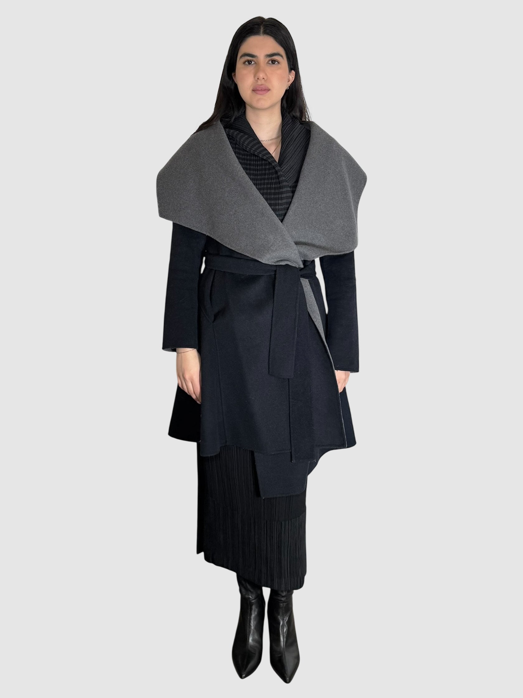 Wool Wrap Coat