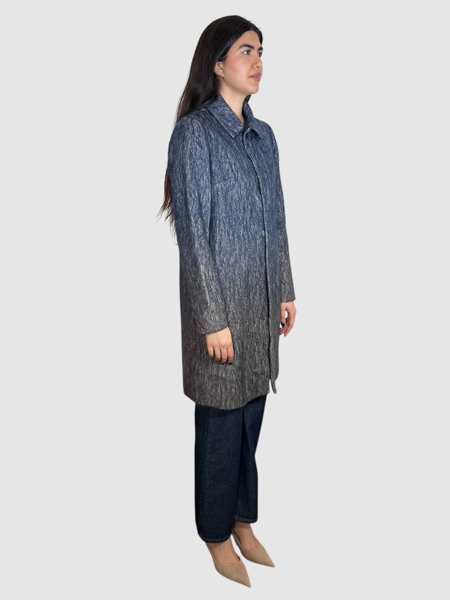 Gradient Wool Coat
