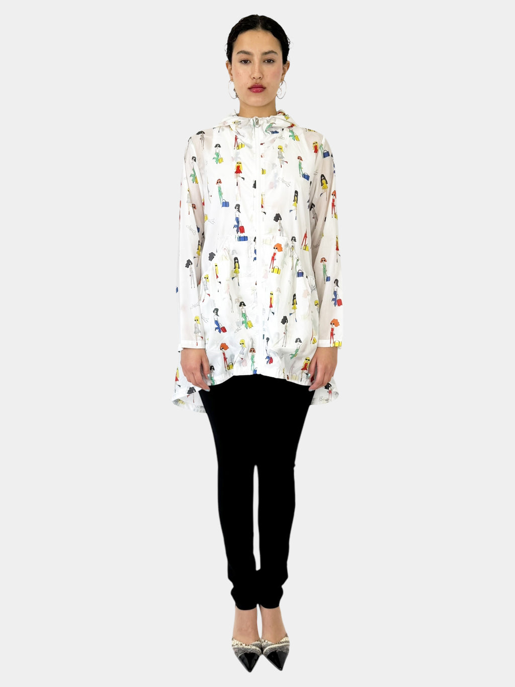 Ladies Print Zip-Up Jacket