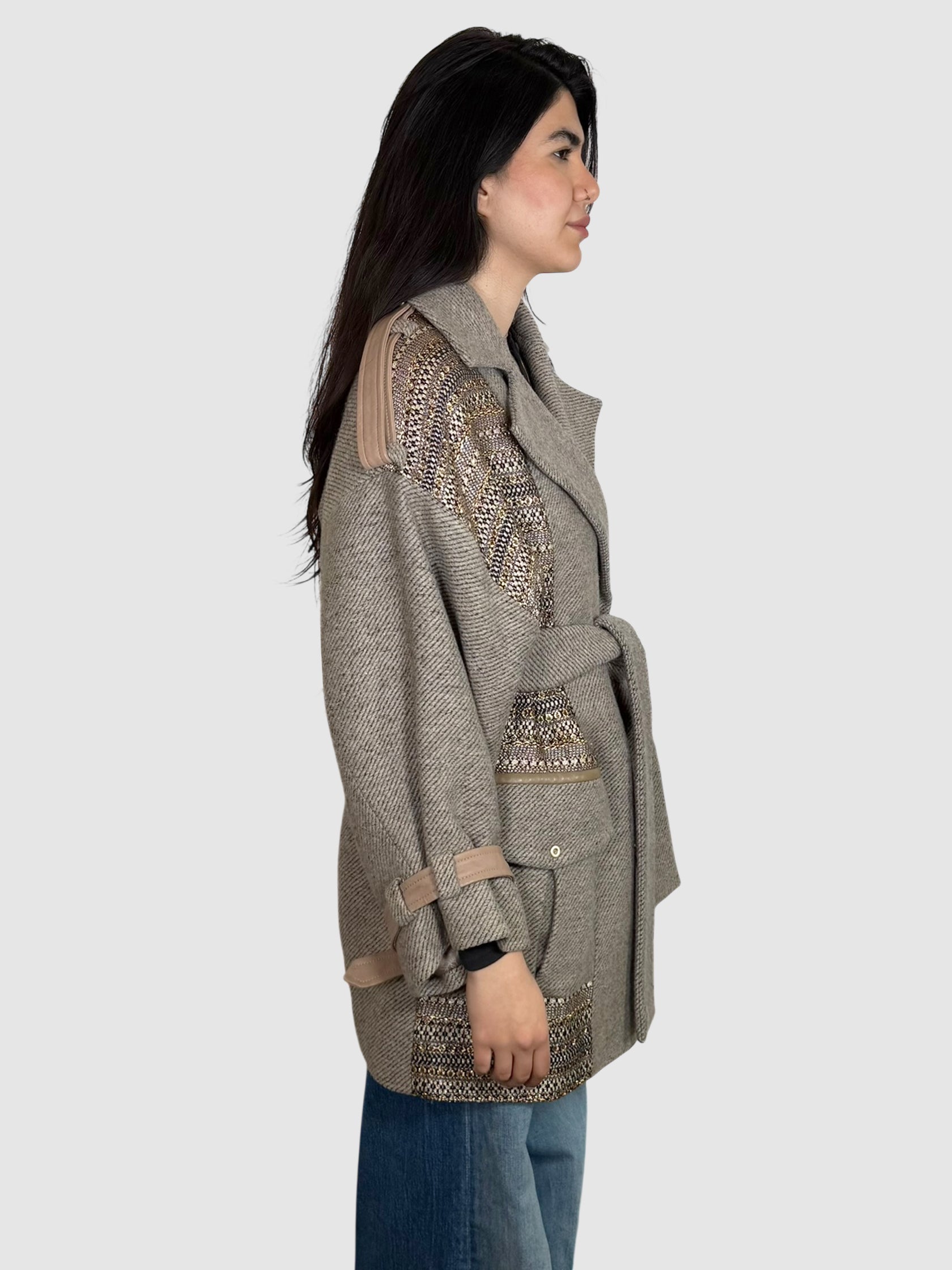 Wool Belted Coat