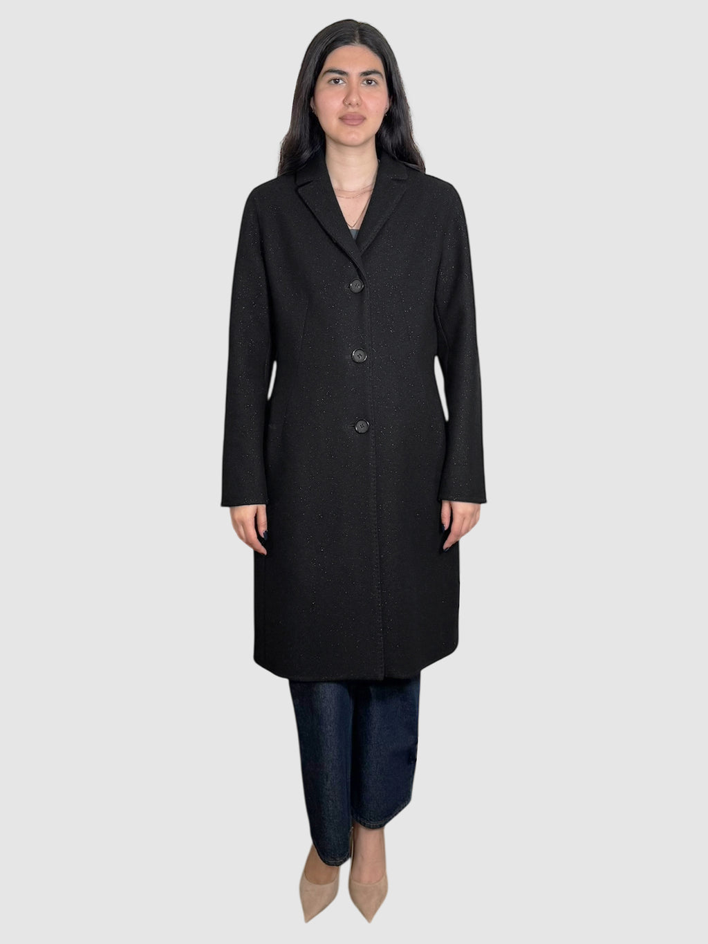 Wool Button-Up Coat