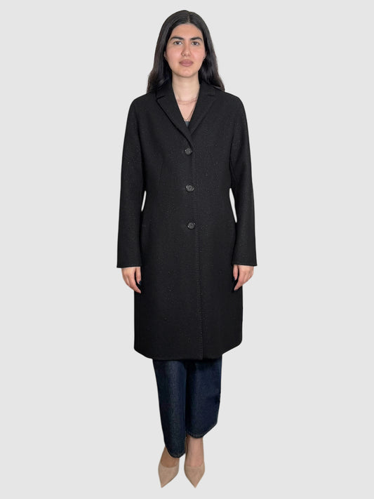 Wool Button-Up Coat