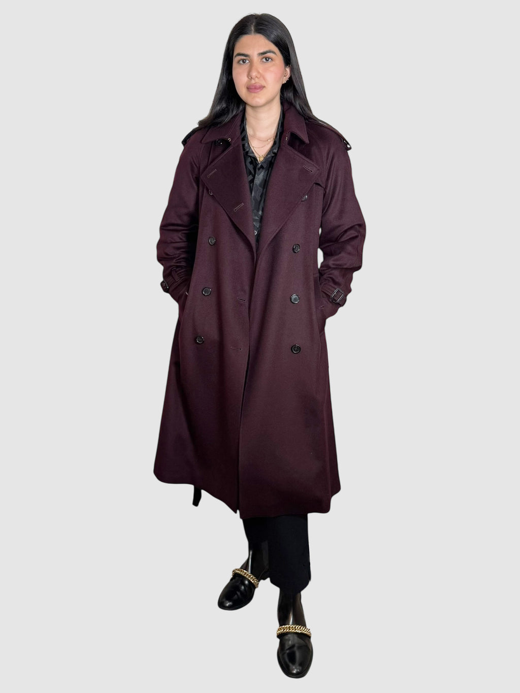 Cashmere Double-Breasted Coat